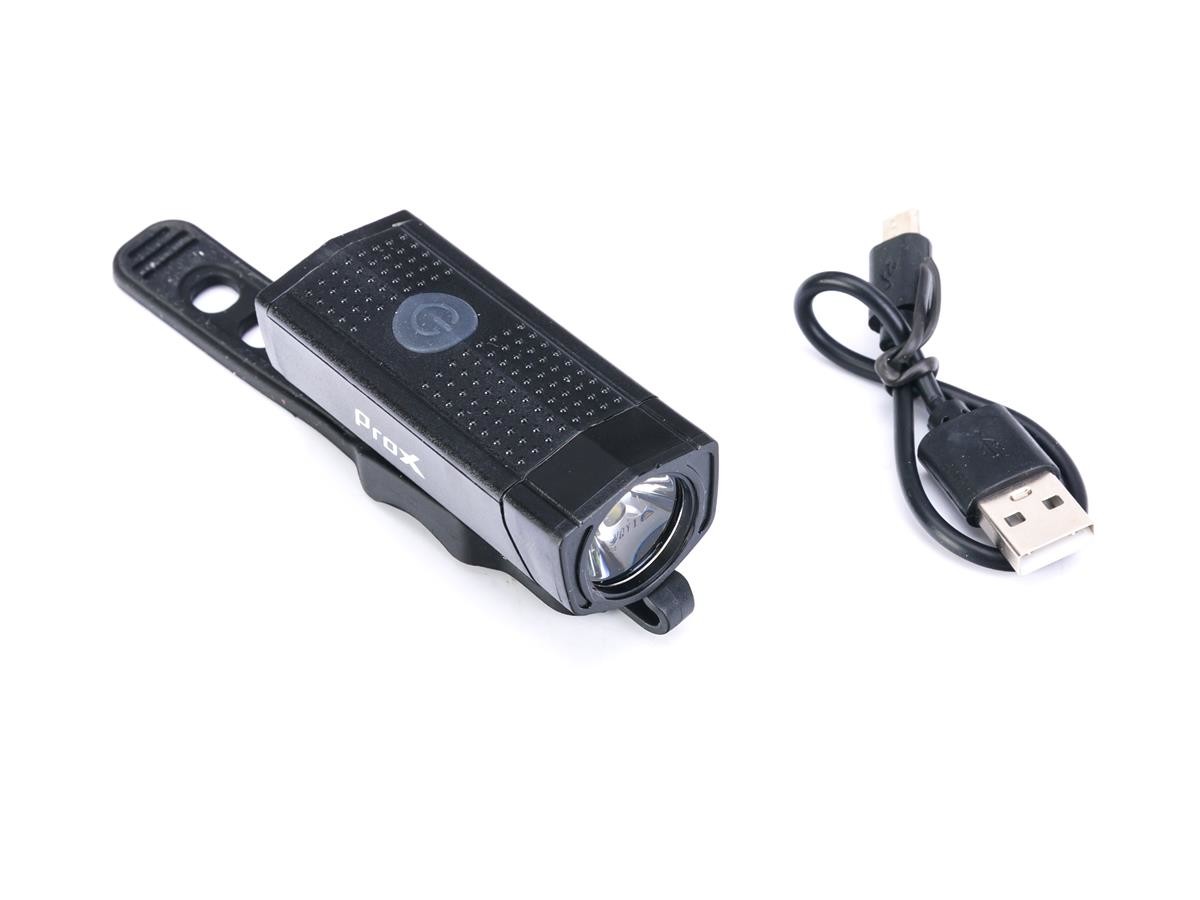 Far USB Romet PROX AERO F-PLUS 400 lumeni Negru biciclop.eu imagine noua