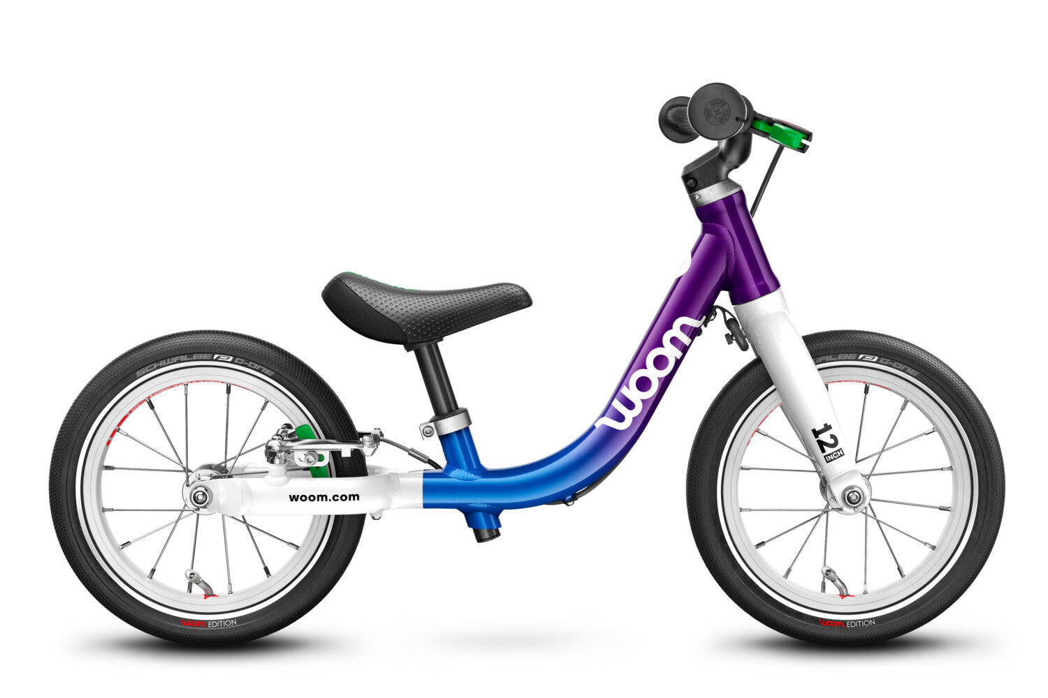 Bicicleta fara pedale pentru copii Woom 1 Cosmic Blurple