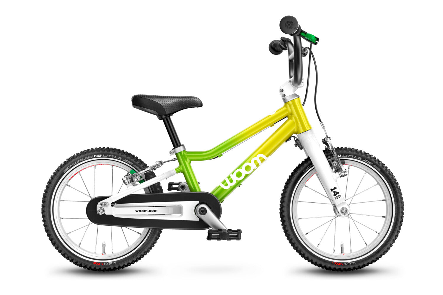 Bicicleta pentru copii Woom 2 Atomic Neon
