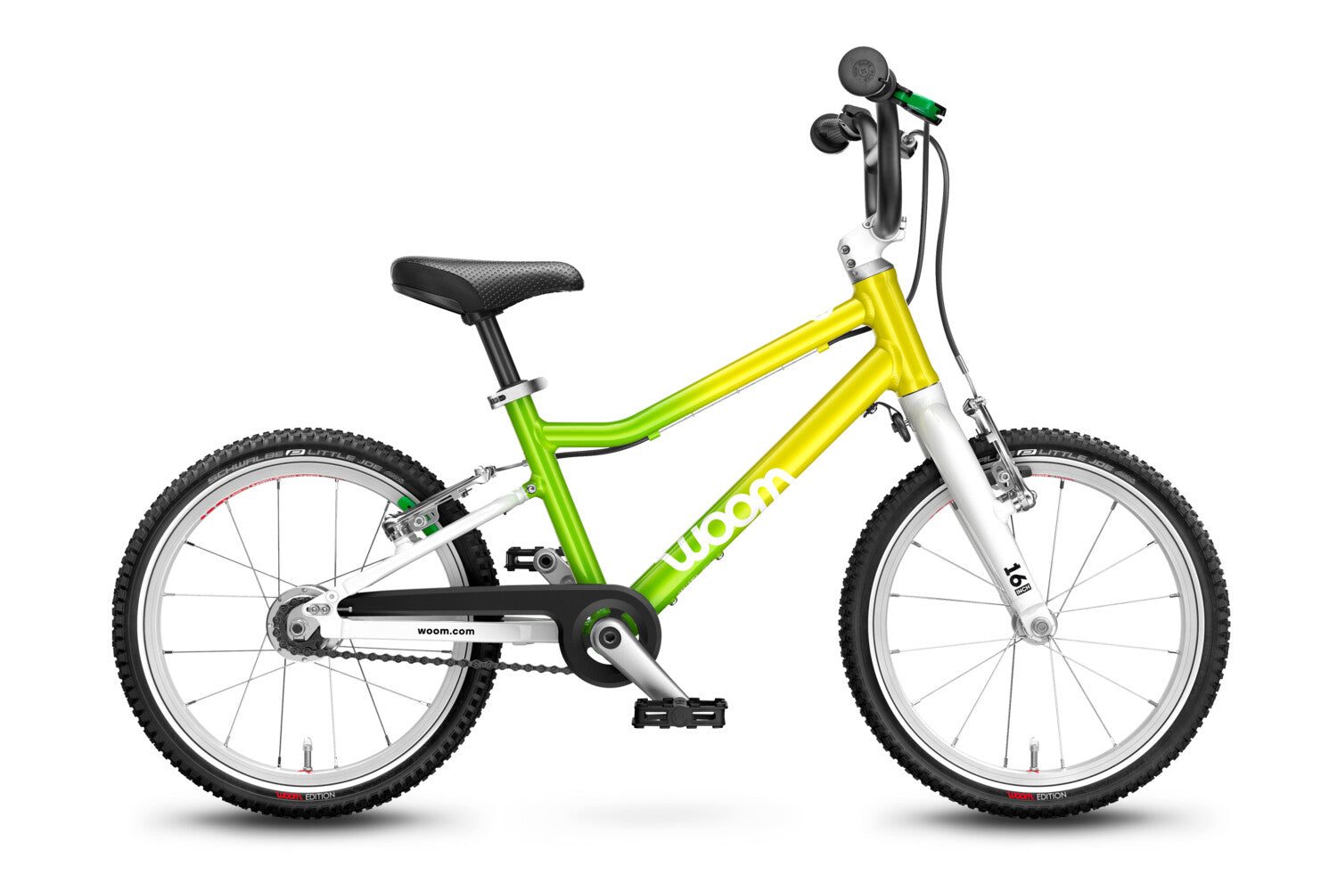 Bicicleta pentru copii Woom 3 Automagic Atomic Neon