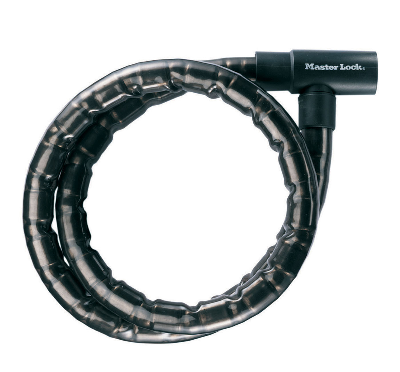 Antifurt MasterLock cablu otel armat cu cheie 1.2 m x 22mm Negru 1/2