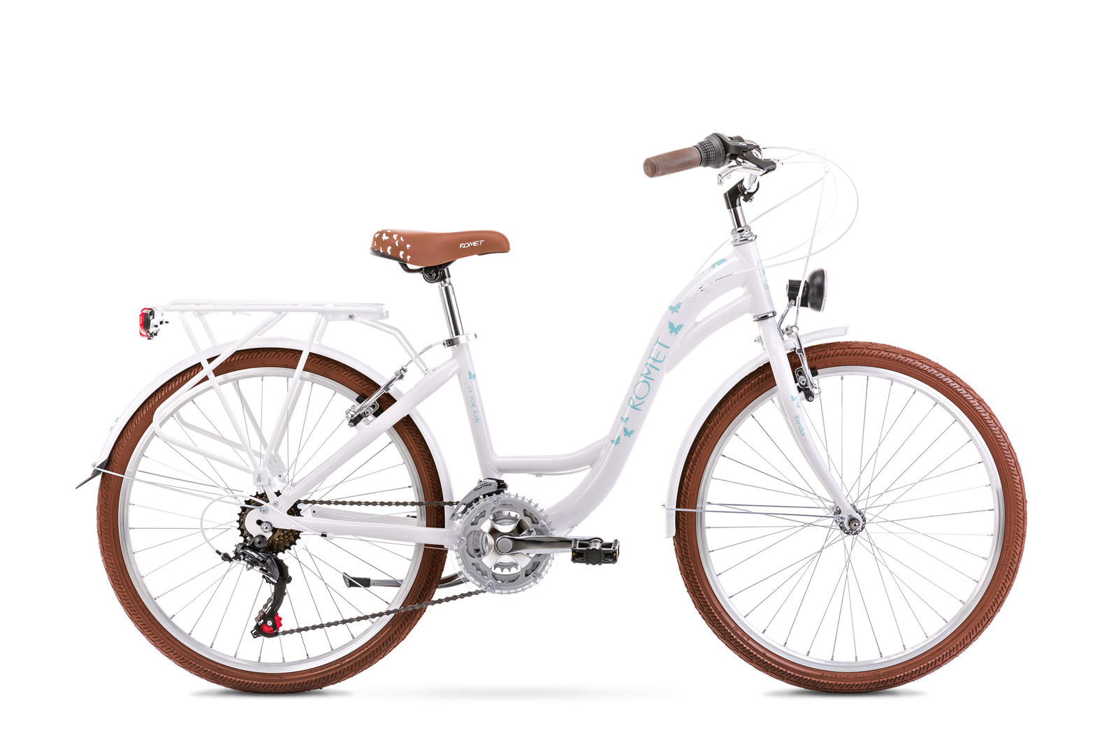 Bicicleta pentru copii Romet Panda 1 S/13 Alb/Albastru 2021 biciclop.eu