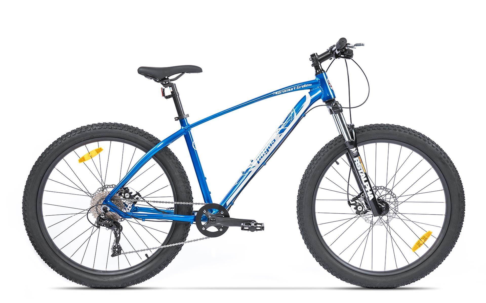 Bicicleta de munte pentru barbati Pegas Drumuri Grele 17 inch Albastru/Alb