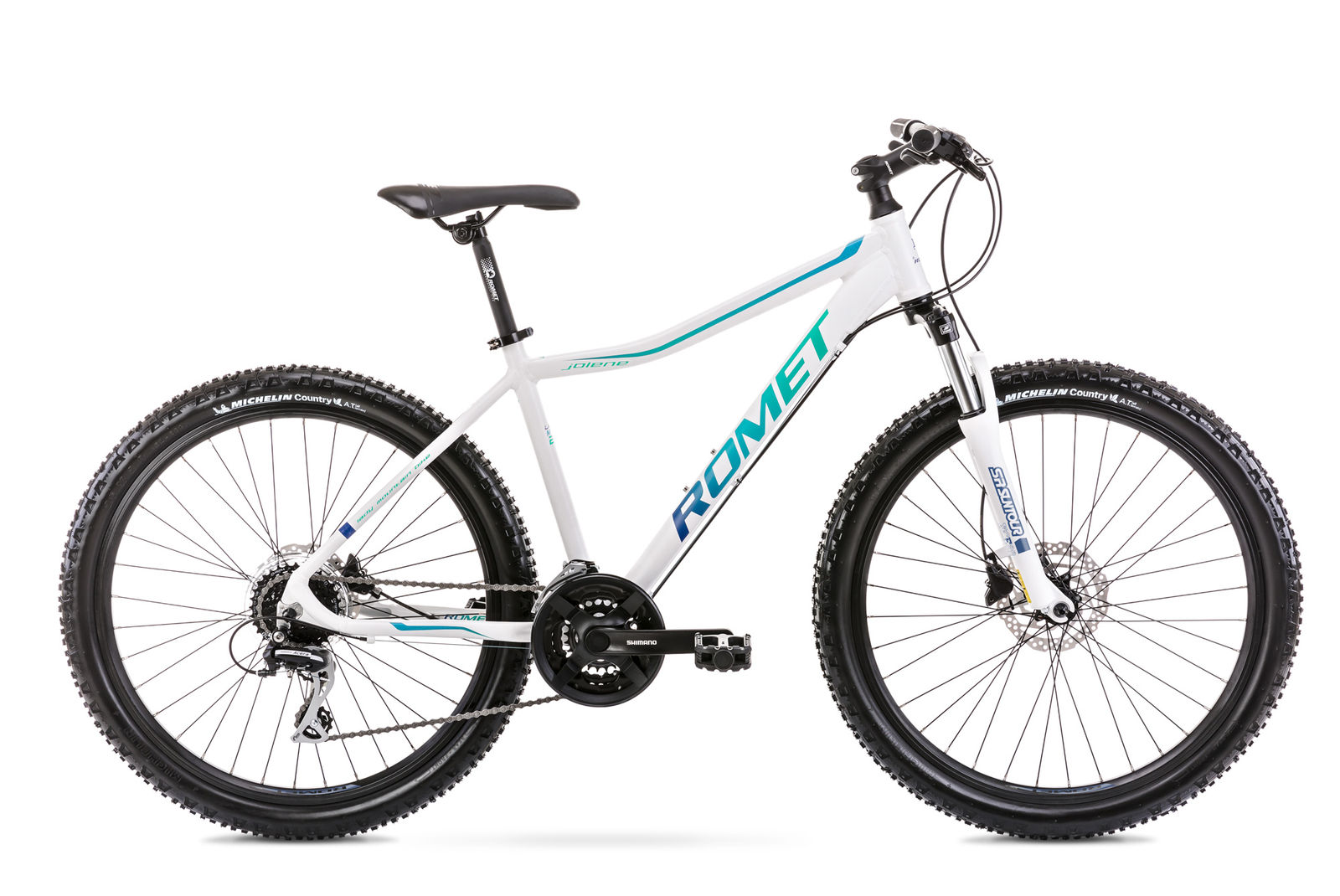Bicicleta de munte pentru femei Romet Jolene 6.3 Alb/Verde 2021 biciclop.eu imagine 2022
