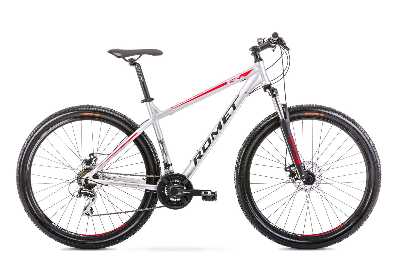 Bicicleta de munte pentru barbati Romet Rambler R9.1 Argintiu 2021 biciclop.eu