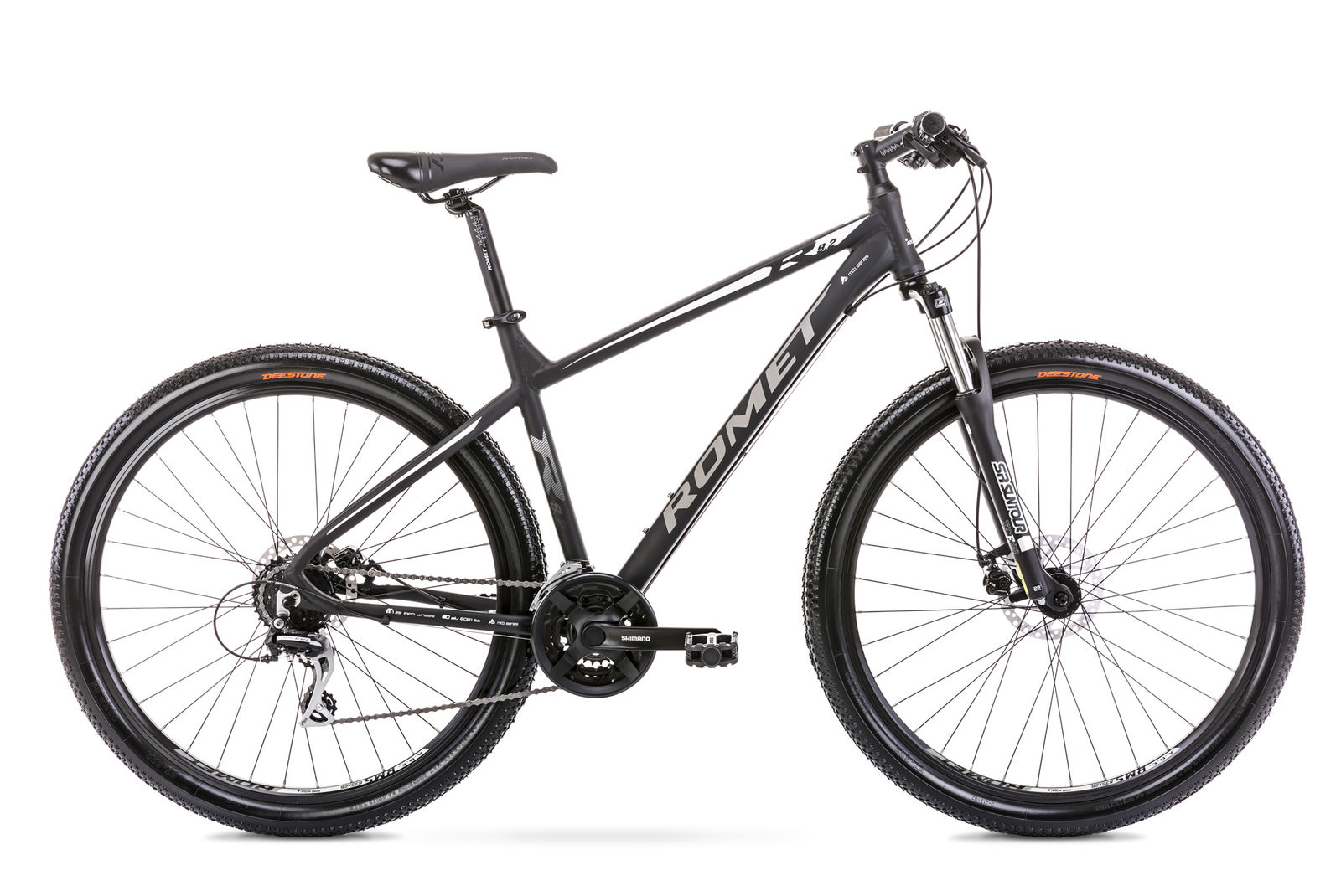 Bicicleta de munte pentru barbati Romet Rambler R9.2 Negru/Alb 2021 biciclop.eu imagine noua