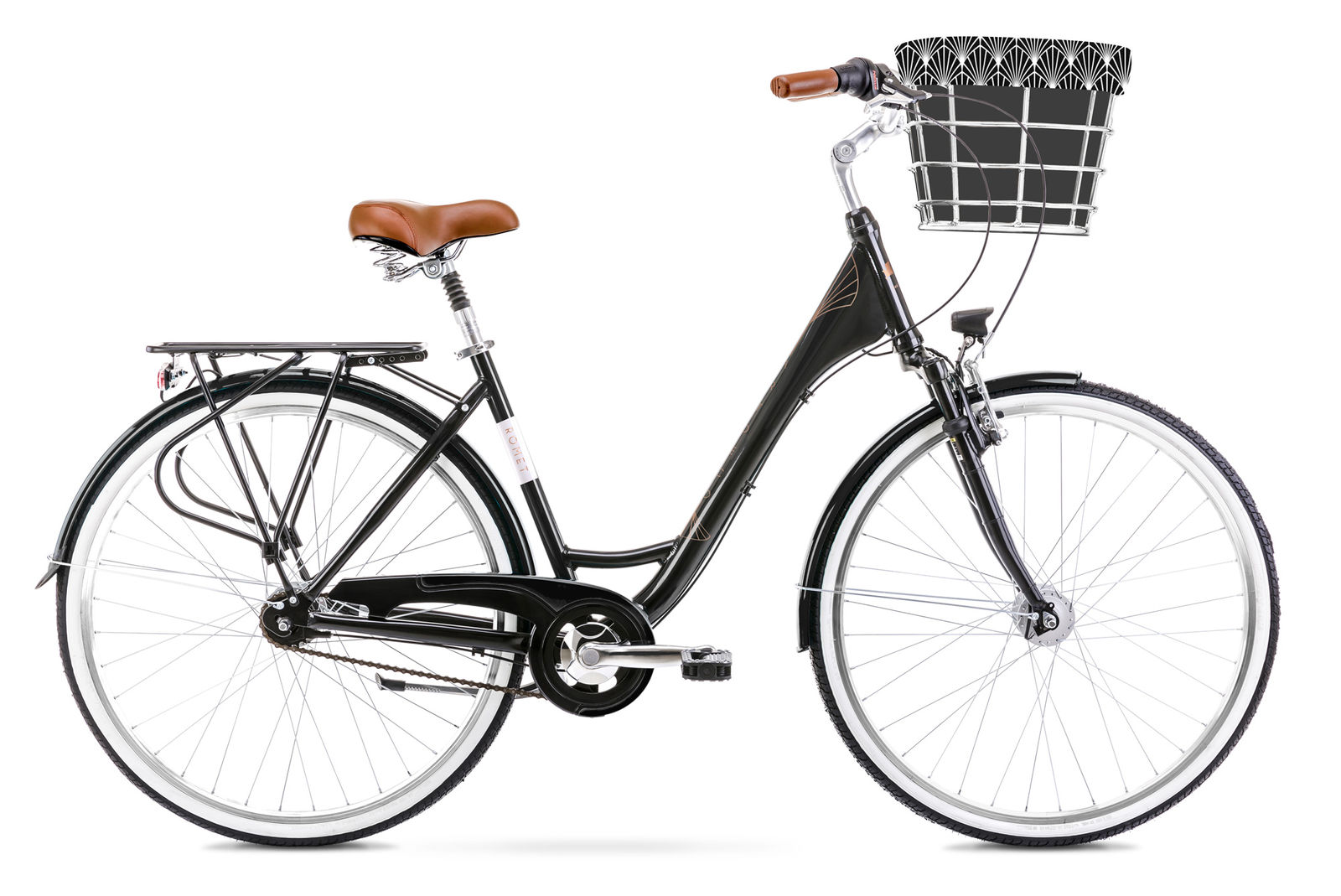 Bicicleta de oras pentru femei Romet Art Deco Lux Negru 2022 biciclop.eu imagine noua