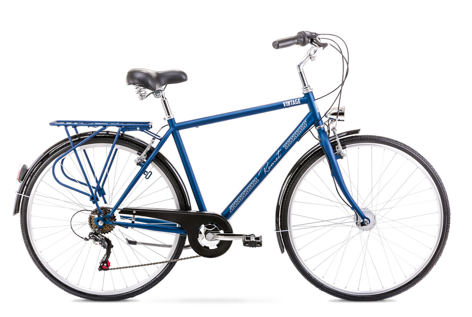 Bicicleta de oras pentru barbati Romet Vintage M Albastru inchis 2021