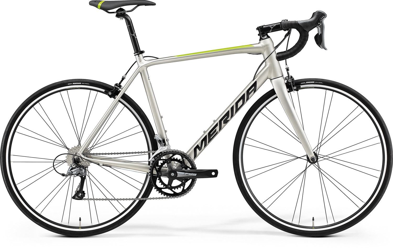 Bicicleta de Sosea Unisex Merida Scultura Rim 100 Titan/Negru/Verde 22/23 biciclop.eu imagine noua