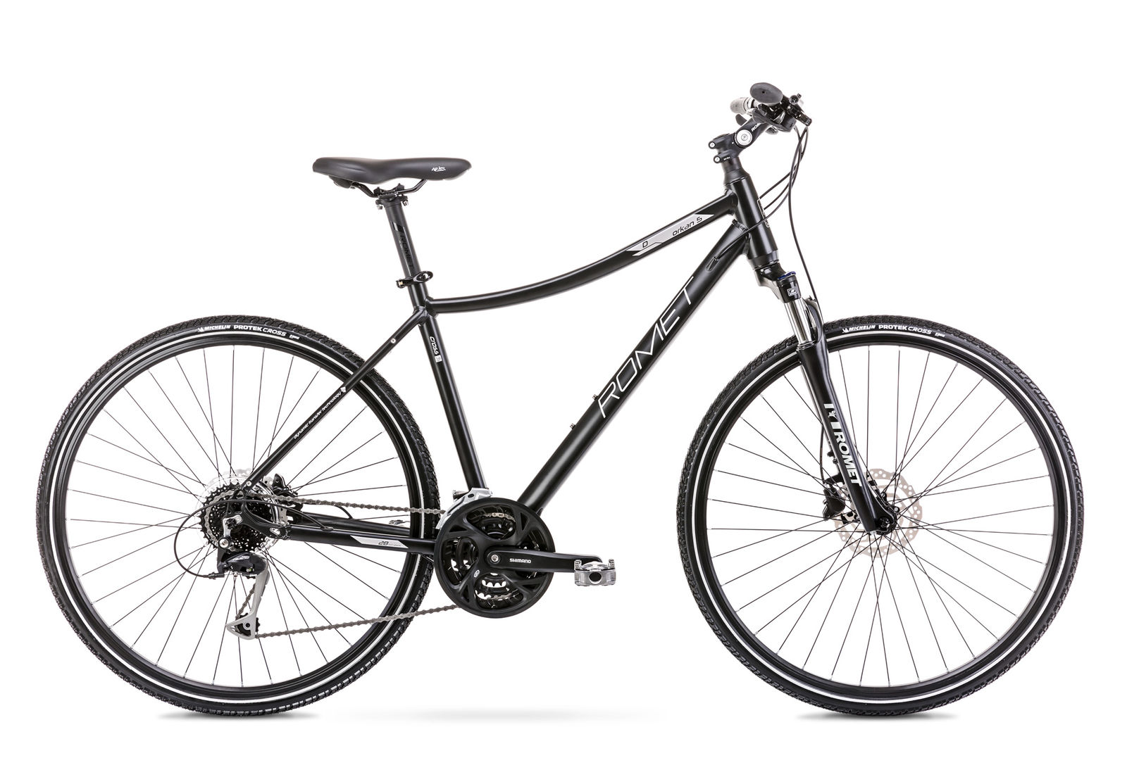 Bicicleta de trekking pentru femei Romet Orkan 5 D Negru 2021 biciclop.eu imagine noua