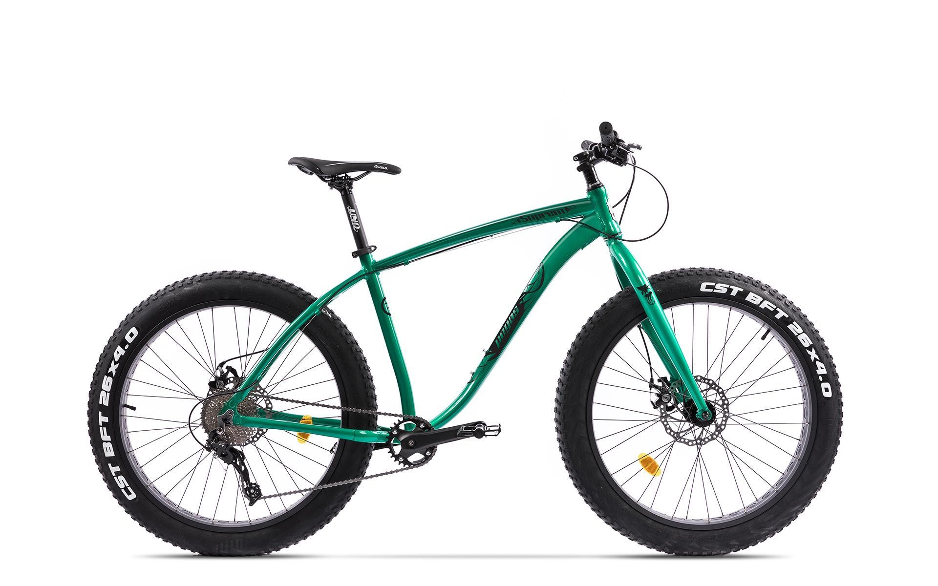 Bicicleta Fatbike unisex Pegas Suprem FX 17 inch Verde Smarald