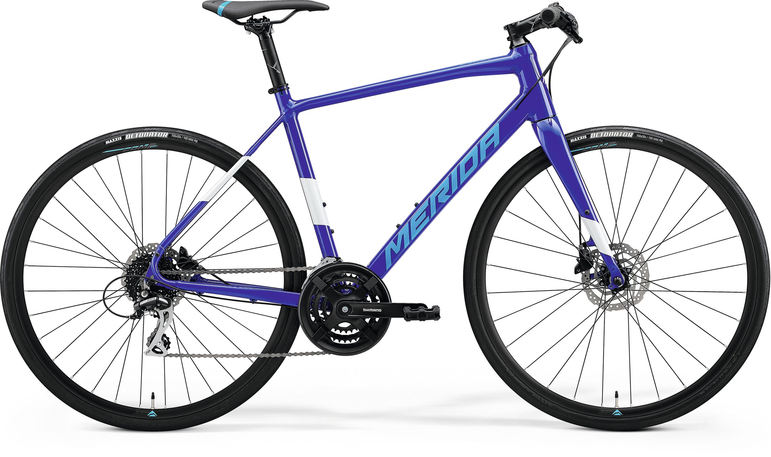 Bicicleta Fitness Unisex Merida Speeder 100 Albastru inchis mat/Albastru/Alb 22/23 biciclop.eu imagine noua