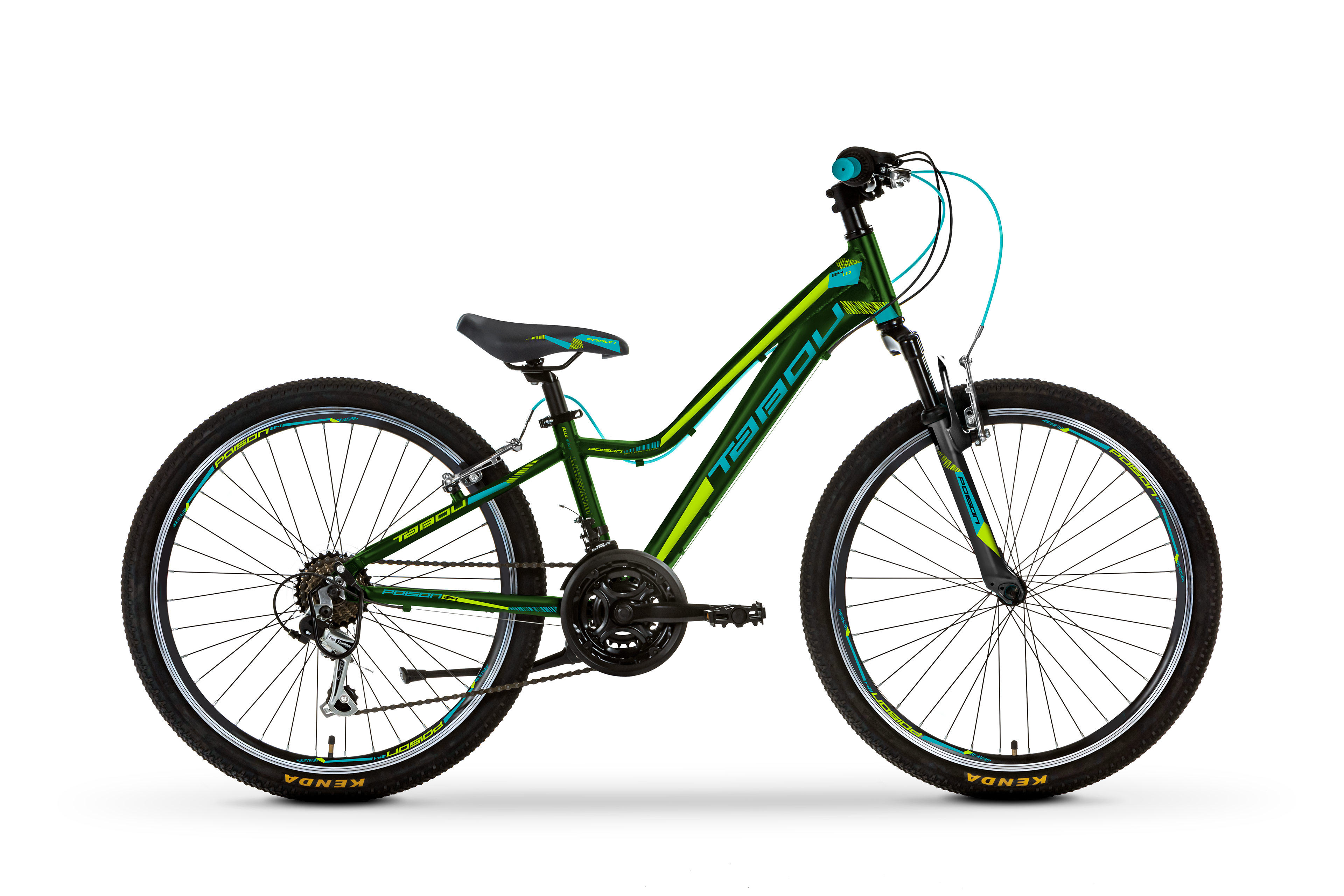 Bicicleta pentru copii Tabou Poison 24 1.0 Verde/Lime 2022