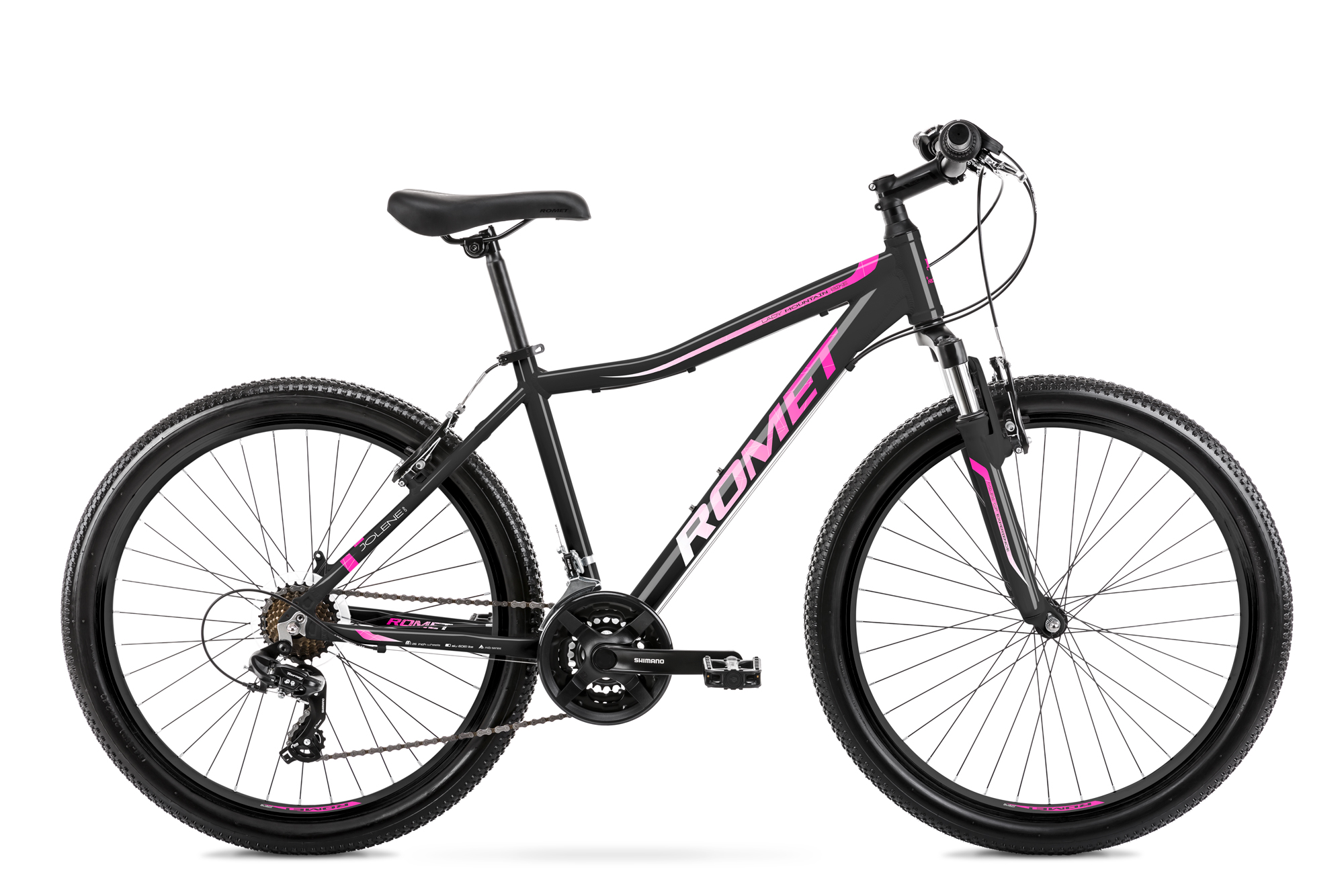 Bicicleta de Munte pentru femei Romet Jolene 6.0 Negru/Roz 2022 biciclop.eu imagine noua