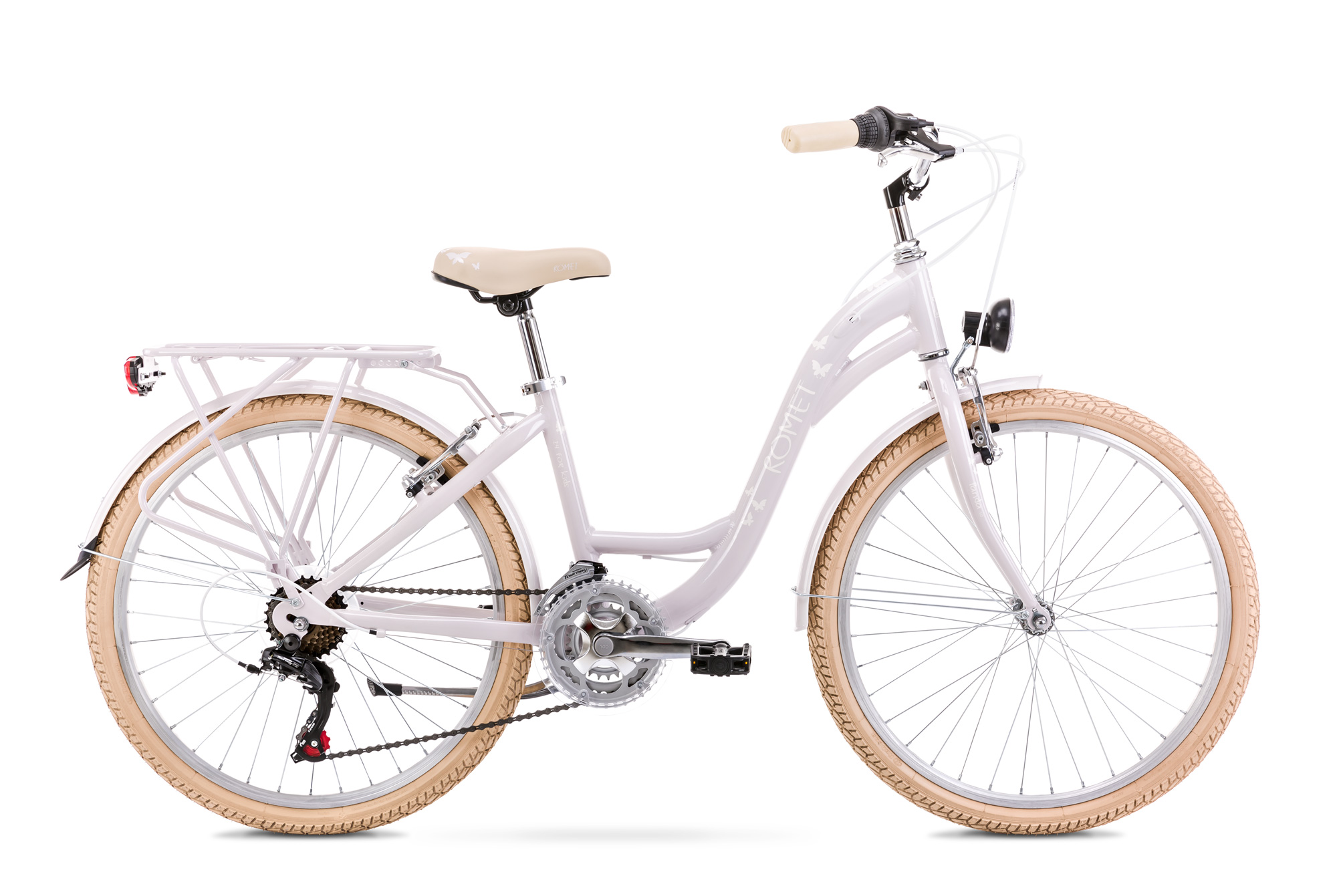 Bicicleta pentru copii Romet Panda 1 Mov deschis/Alb 2022 biciclop.eu imagine noua