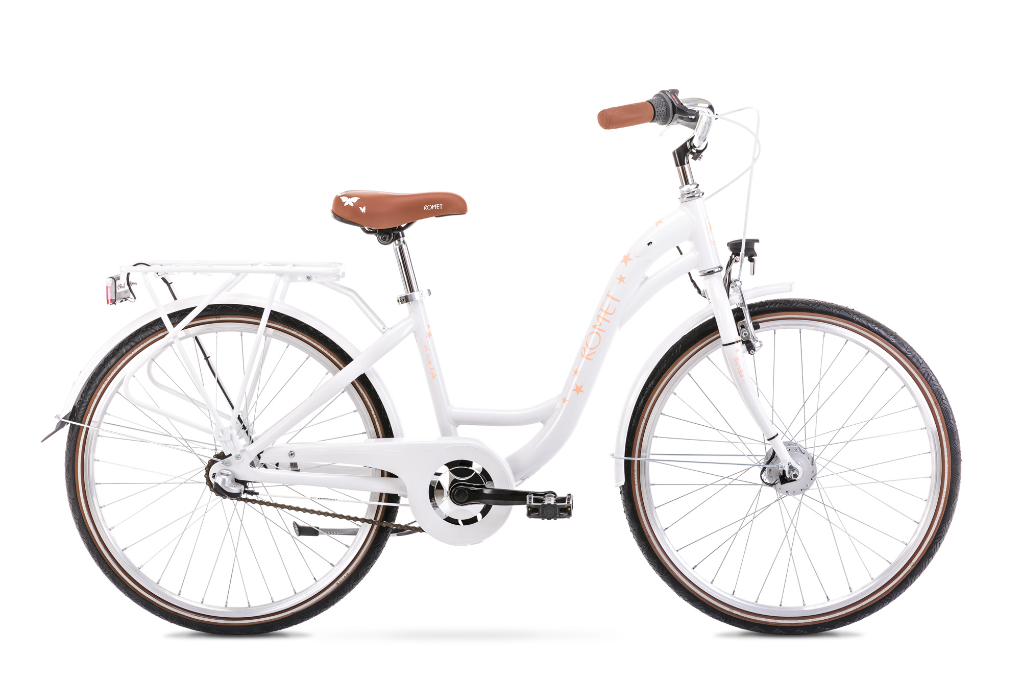 Bicicleta pentru copii Romet Panda 2 Alb/Roz 2022 biciclop.eu imagine noua