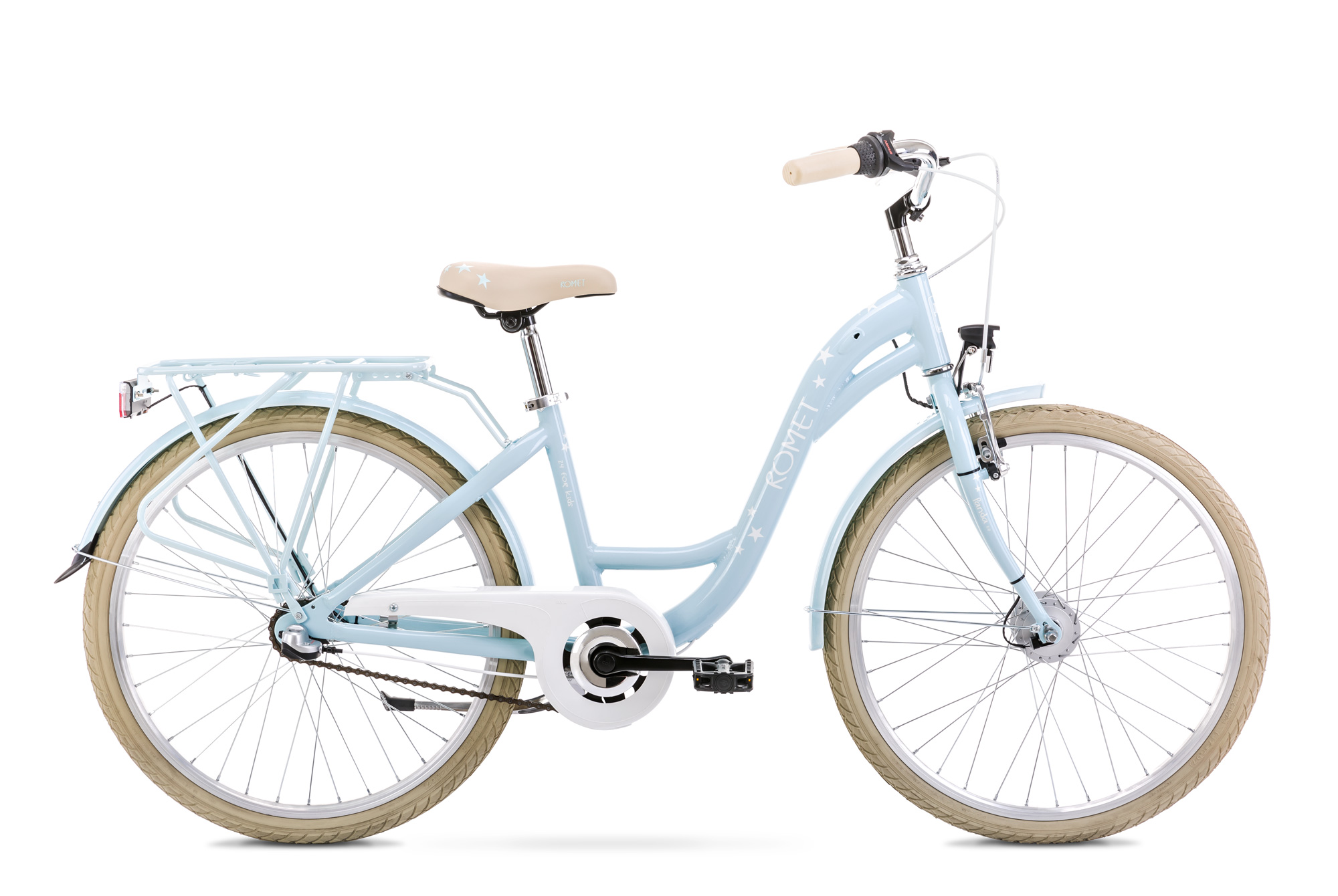 Bicicleta pentru copii Romet Panda 2 Albastru deschis/Alb 2022 2022