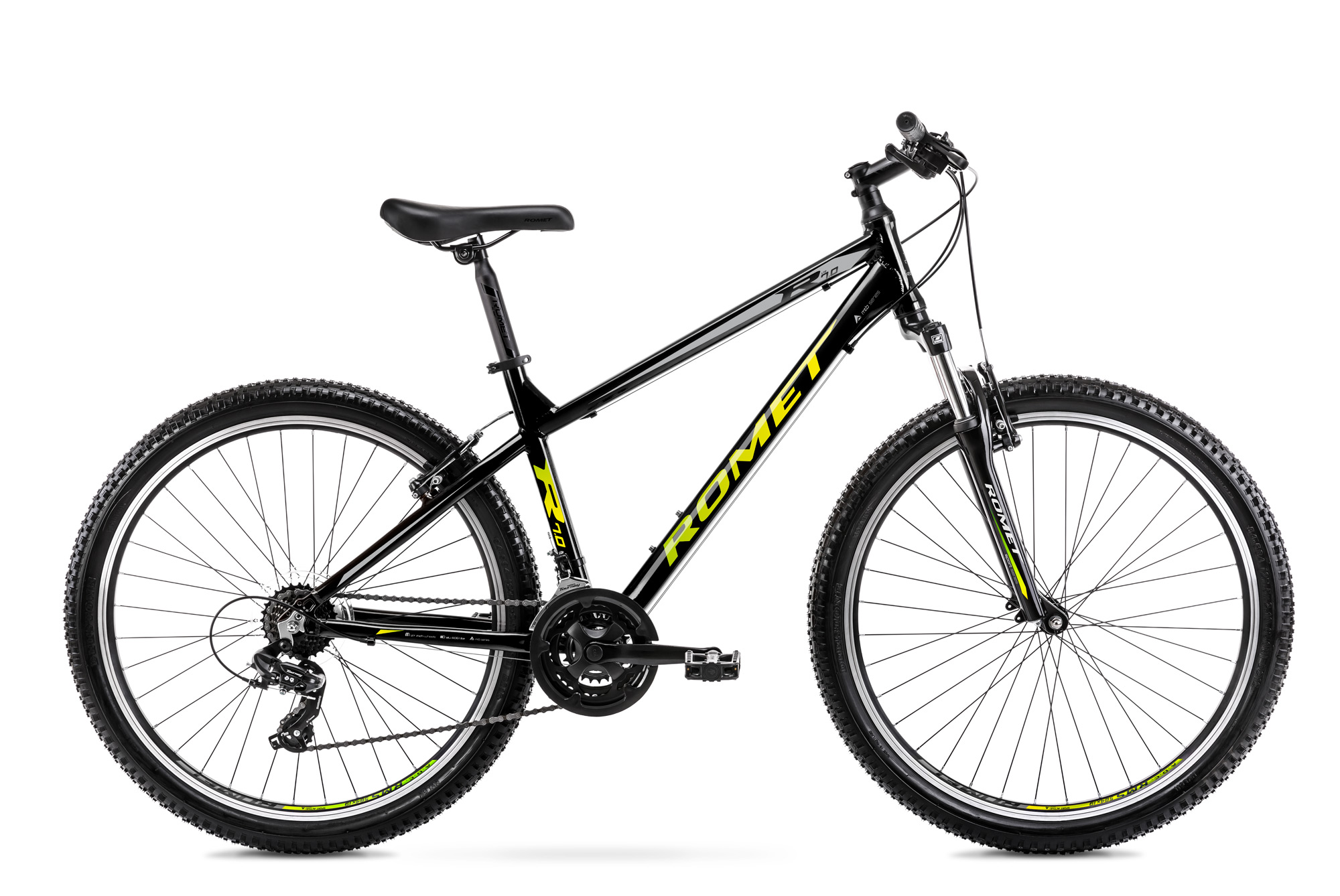 Bicicleta de Munte pentru barbati Romet Rambler R7.0 LTD Negru/Galben/Argintiu 2022 biciclop.eu imagine noua