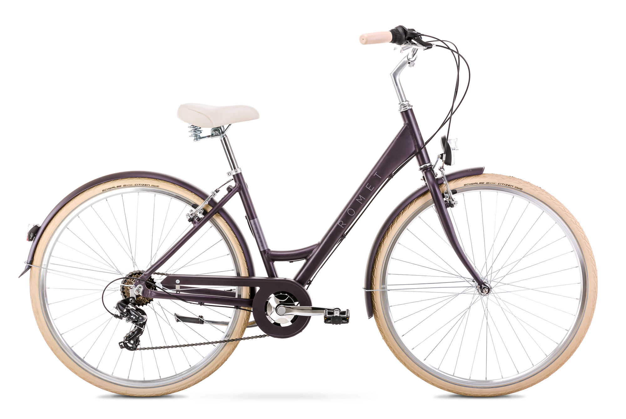 Bicicleta de Oras pentru femei Romet Sonata Eco Violet 2022 biciclop.eu imagine noua