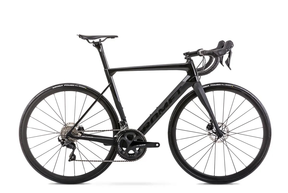Bicicleta de sosea Romet Huragan Disc Negru 2023 biciclop.eu imagine noua