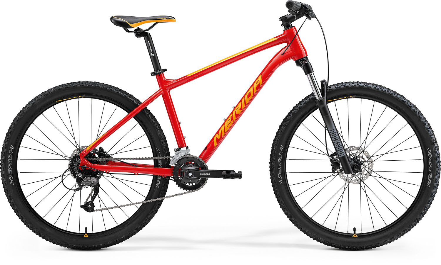 Bicicleta de munte pentru barbati Merida Big.Seven 60-2X marimea L Rosu/Portocaliu 2022 biciclop.eu imagine noua