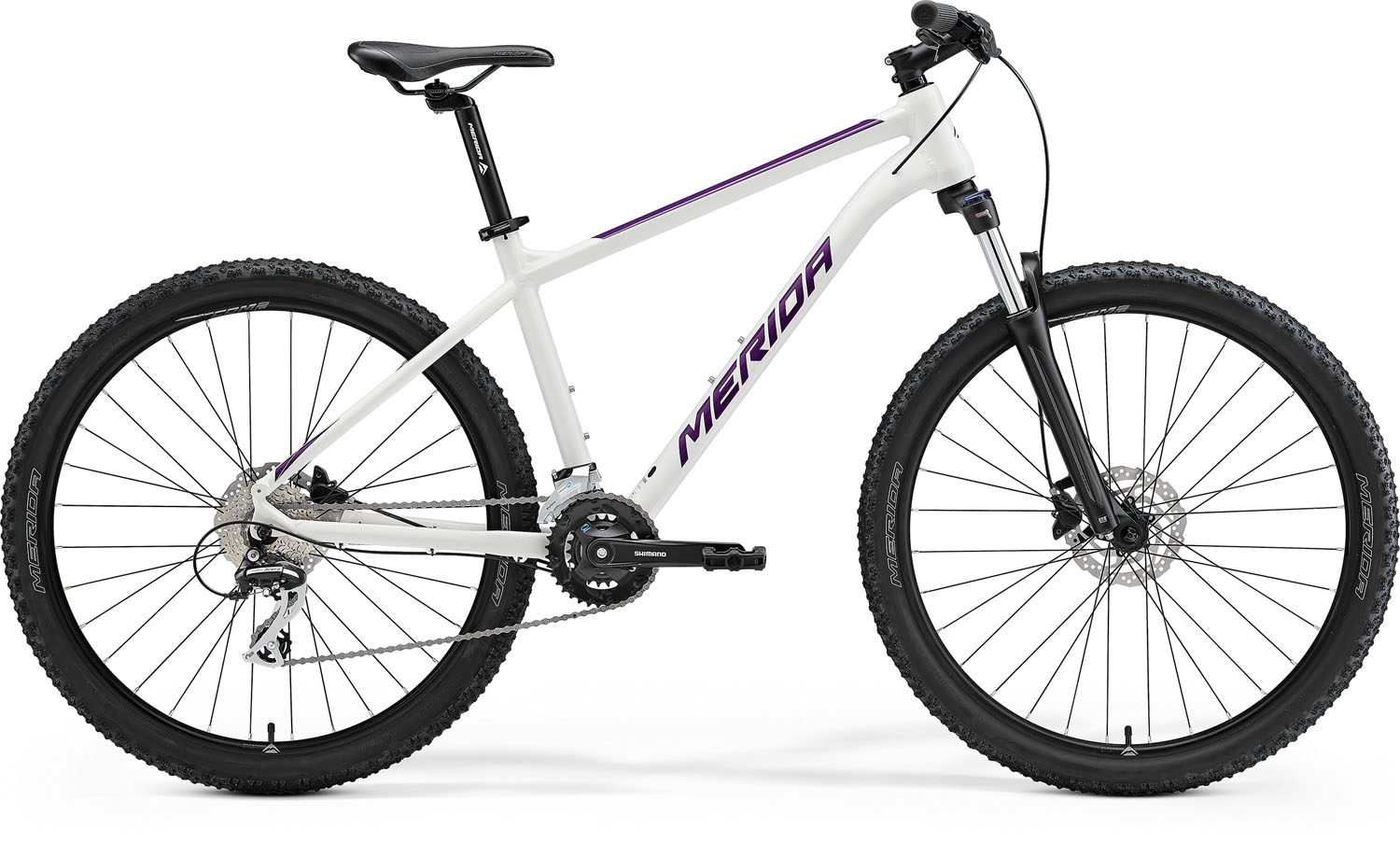 Bicicleta de munte pentru barbati Merida Big.Seven 20-2X Alb/Mov 2022