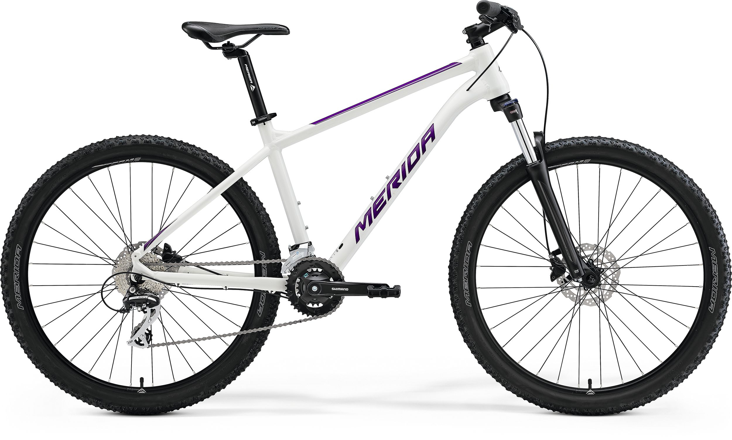 Bicicleta de munte pentru barbati Merida Big.Seven 20-3X marimea L Alb/Mov Lila 2022