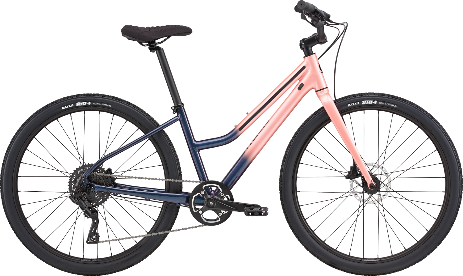 Bicicleta de oras pentru femei Cannondale Treadwell 2 Remixte Bleumarin/Rosu somon 2020