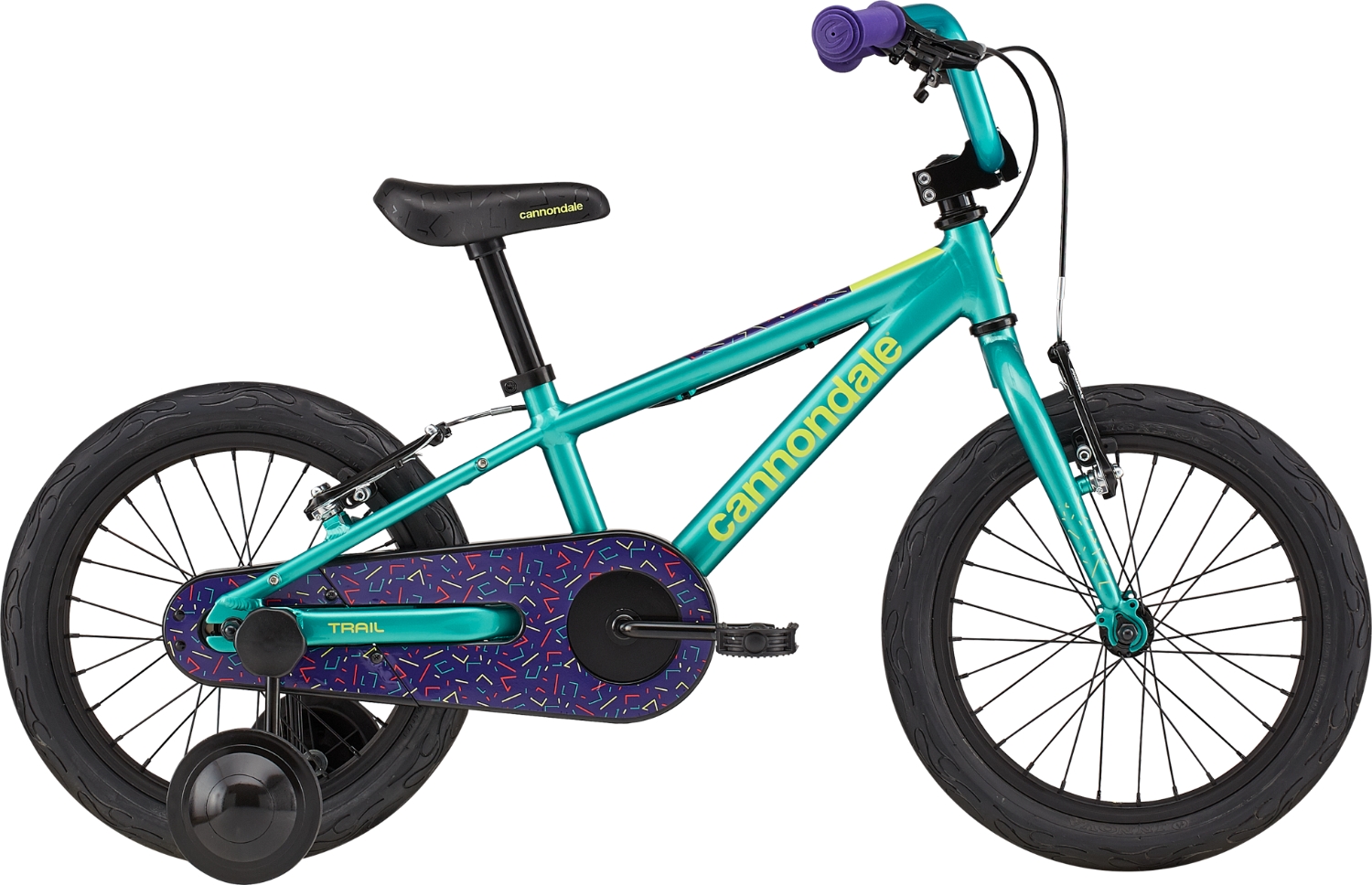 Bicicleta cu roti ajutatoare Cannondale Trail Freewheel 16 Turcoaz 2020