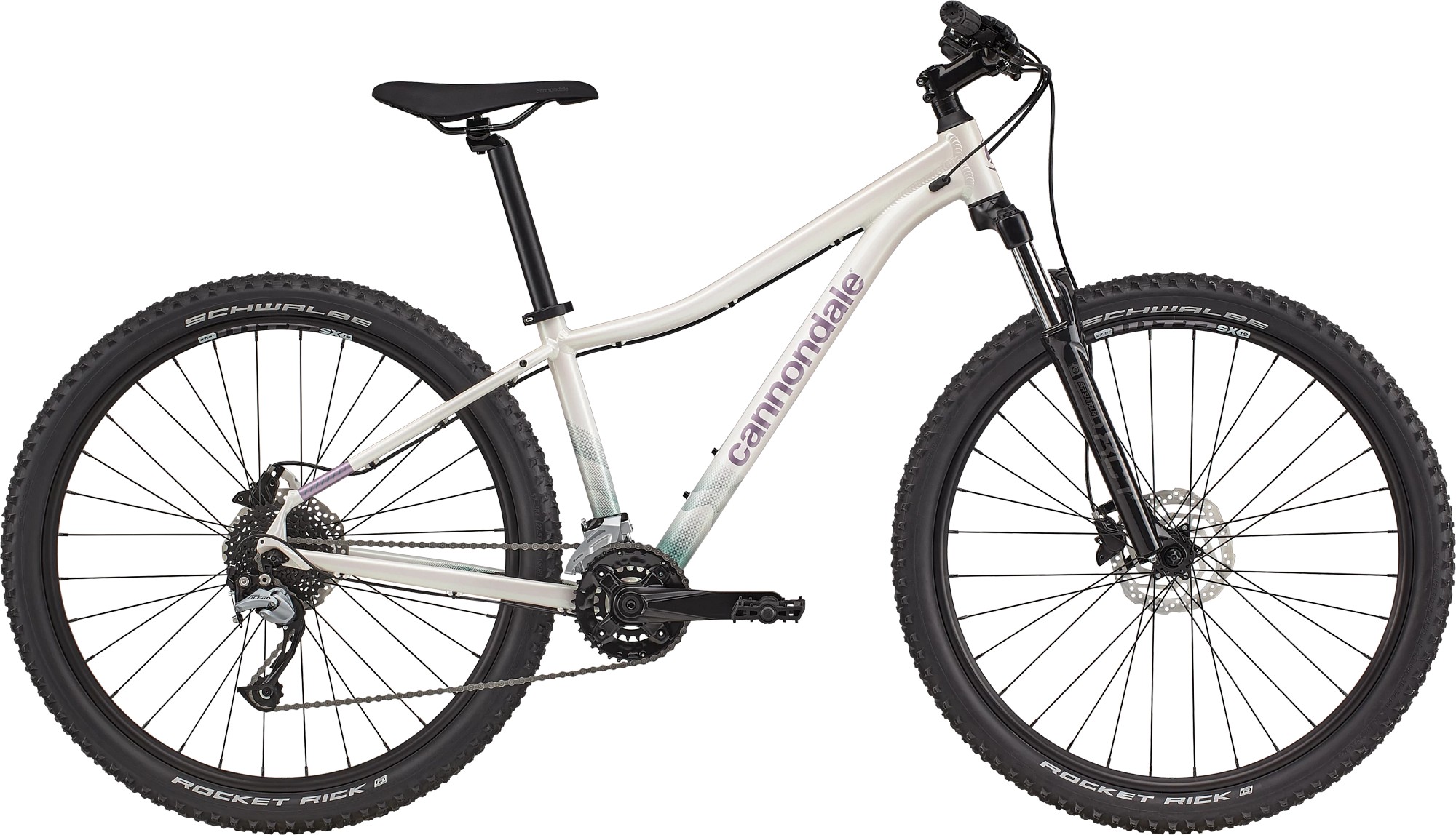 Bicicleta de munte hardtail pentru femei Cannondale Trail 7 Alb 2021 biciclop.eu imagine noua
