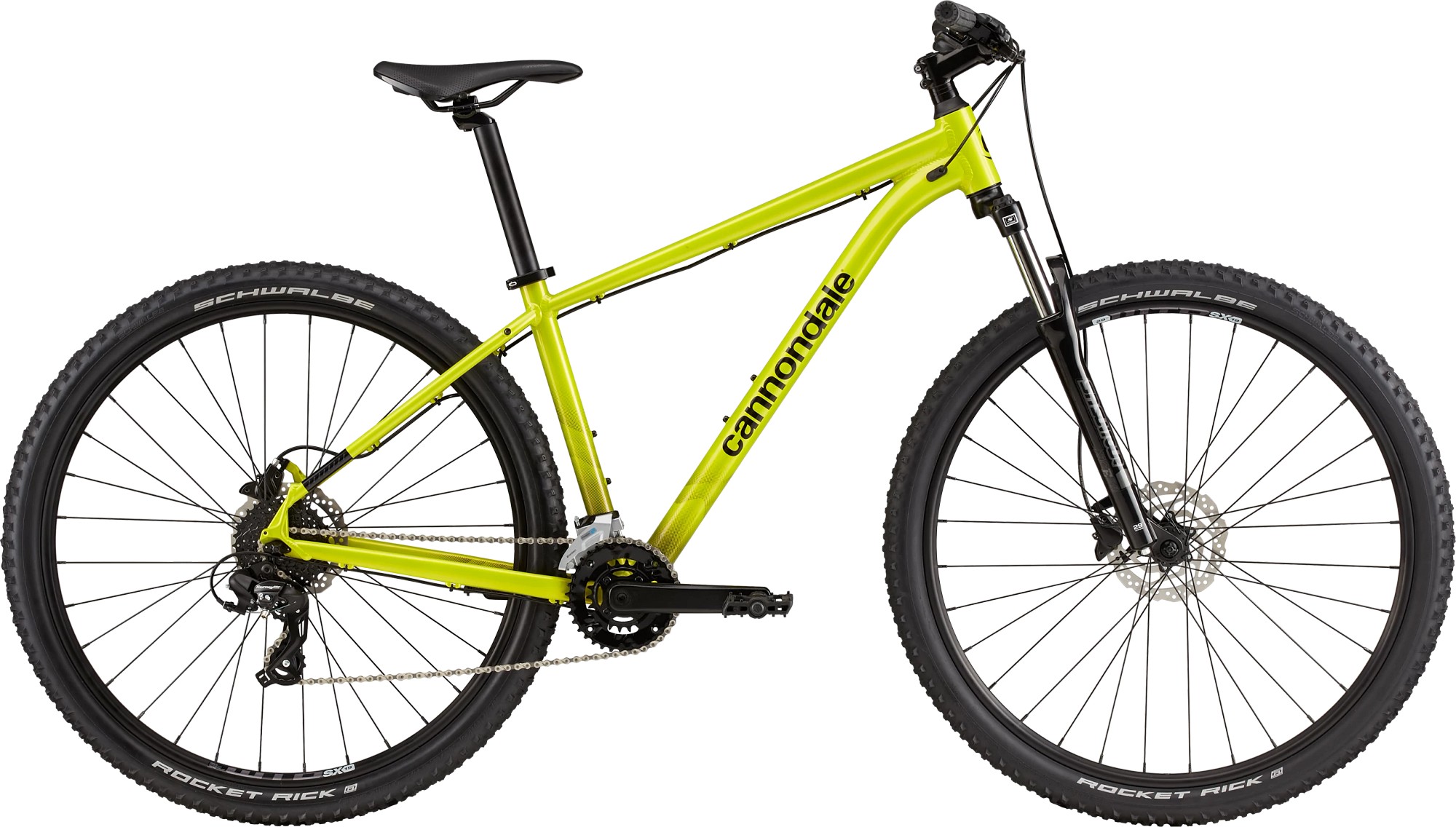 Bicicleta de munte hardtail Cannondale Trail 8 Verde fosforescent 2022 biciclop.eu imagine 2022