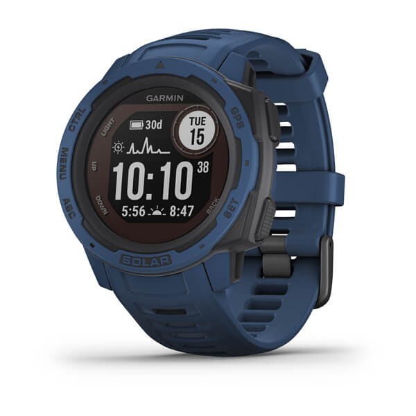 Ceas Garmin Instinct Solar tidal blue