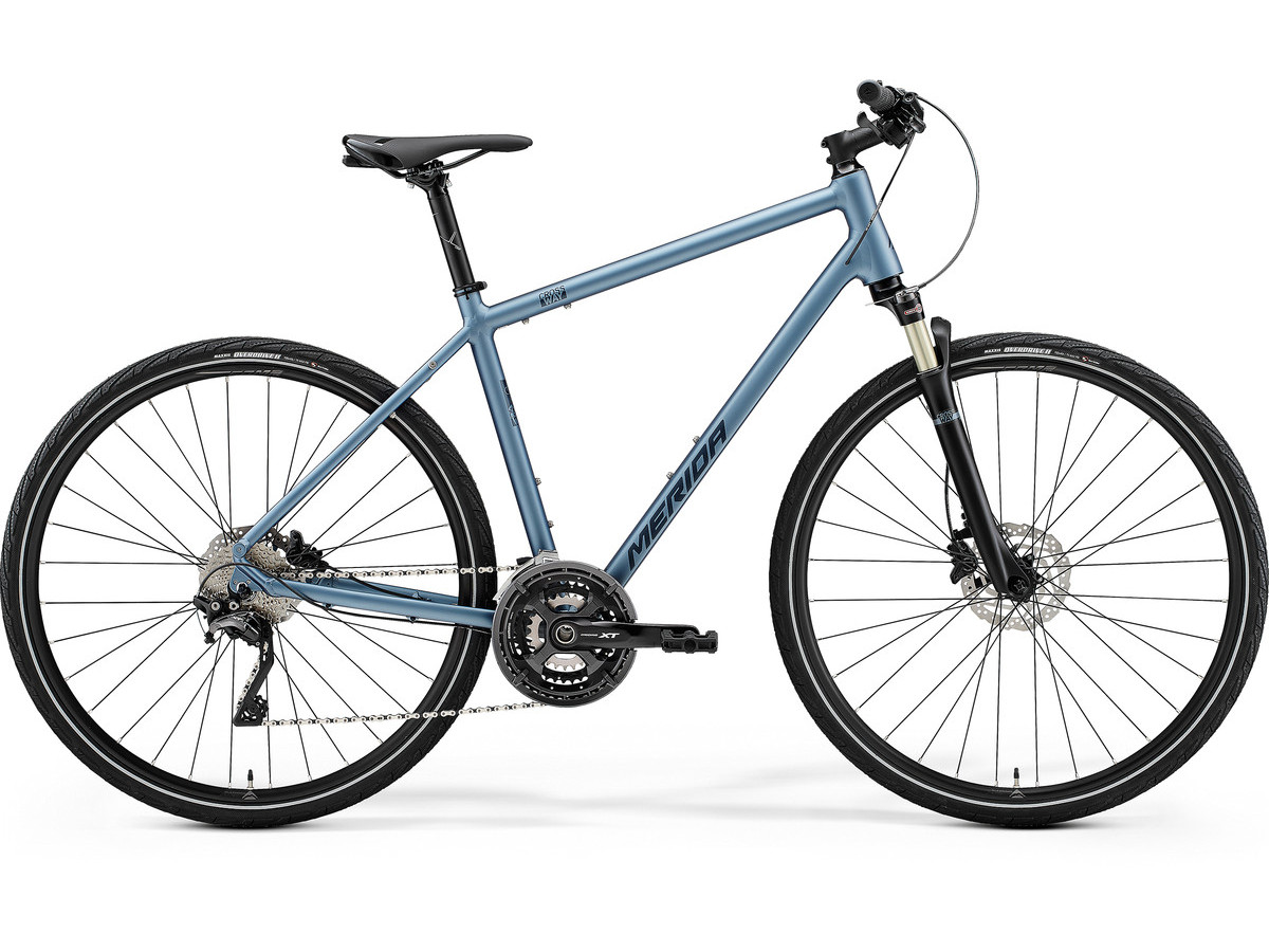 Bicicleta de trekking/oras pentru barbati Merida Crossway XT Edition Albastru metalizat/Bleumarin 2021 biciclop.eu imagine 2022
