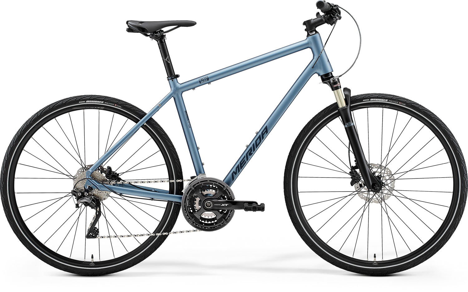 Bicicleta trekking pentru barbati Merida Crossway XT-Edition Albastru 2022
