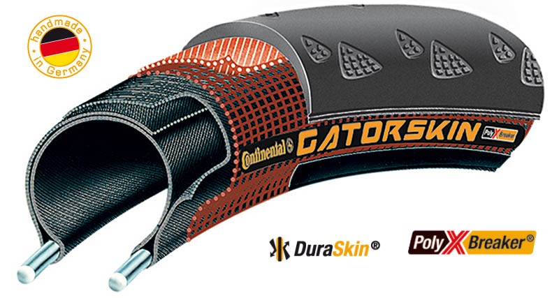 Anvelopa pliabila Continental Gatorskin 25-622 (700x25C) negru