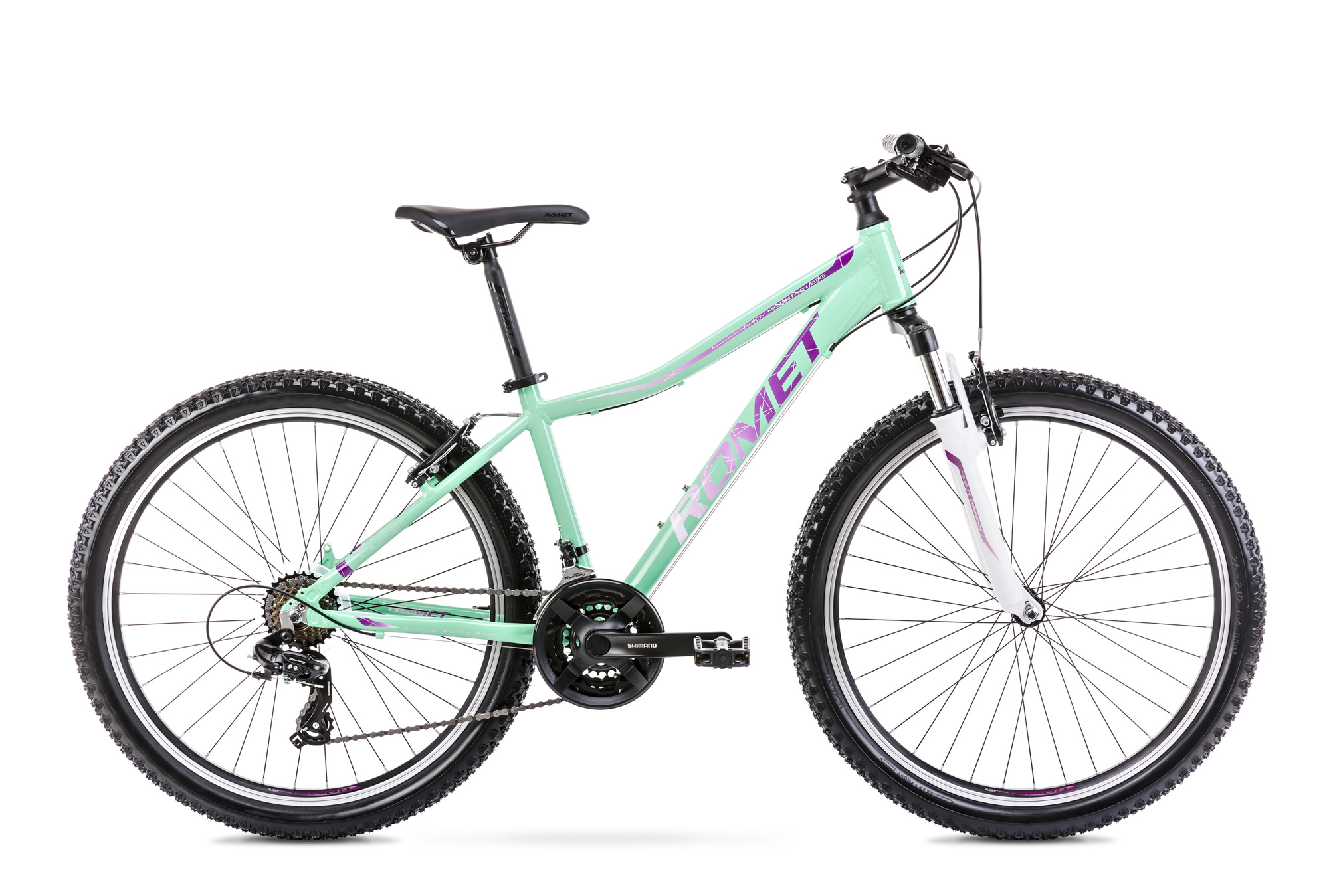 Bicicleta Romet Jolene 6.1 Verde/Violet 2022 biciclop.eu imagine noua