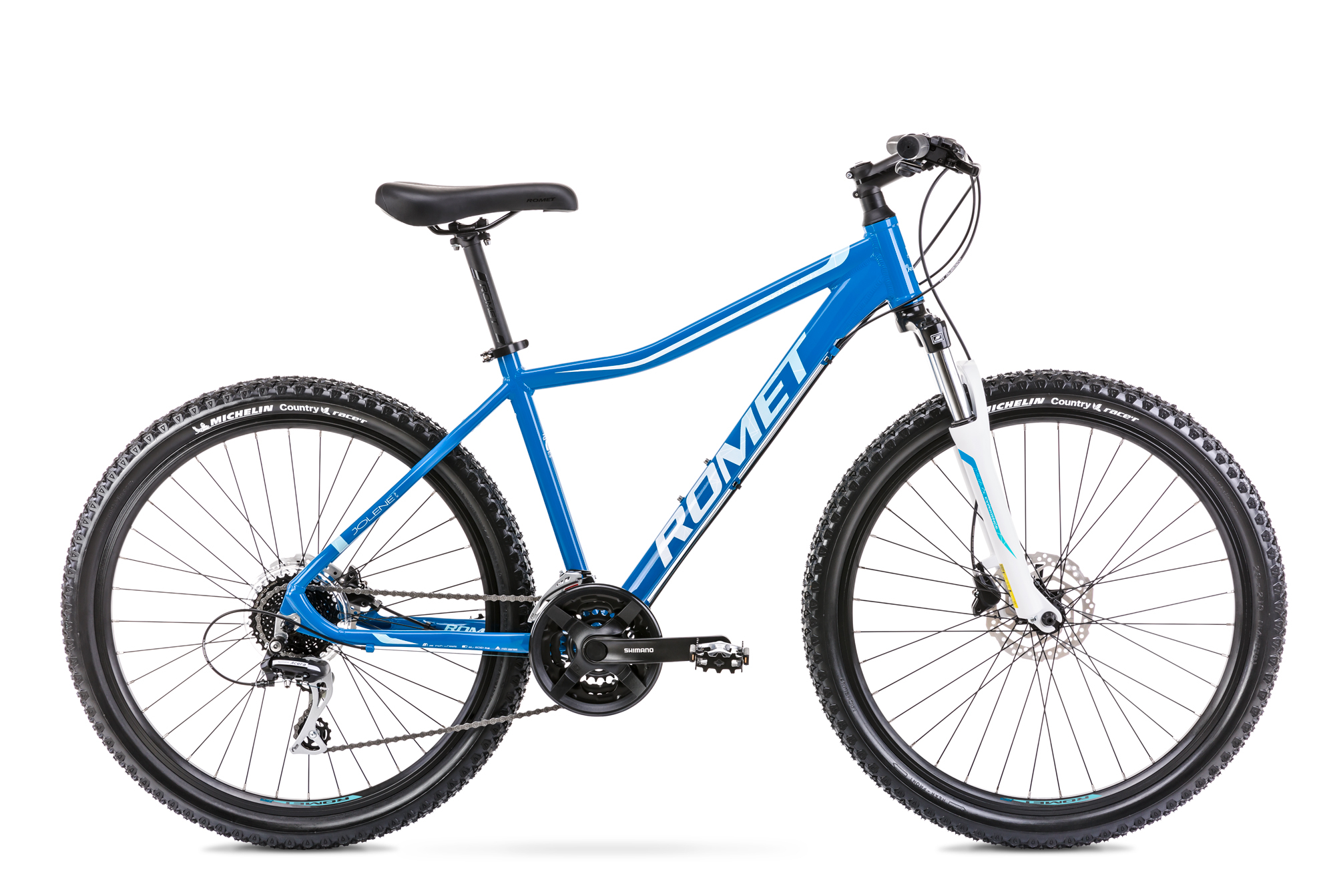 Bicicleta de munte pentru femei Romet Jolene 6.3 Albastru/Alb 2022