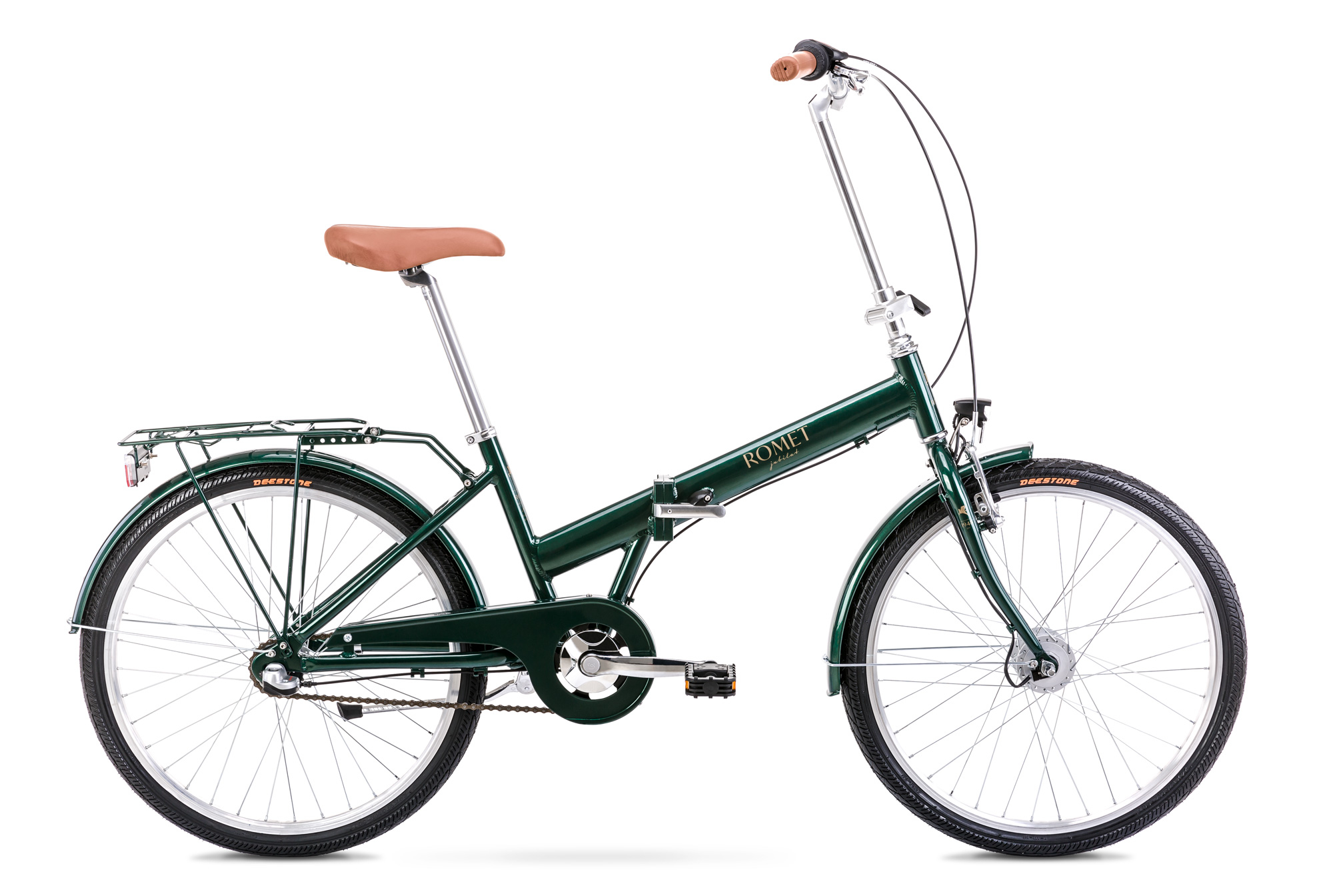 Bicicleta pliabila Unisex Romet Jubilat 1 Clasic Verde 2022 biciclop.eu imagine noua