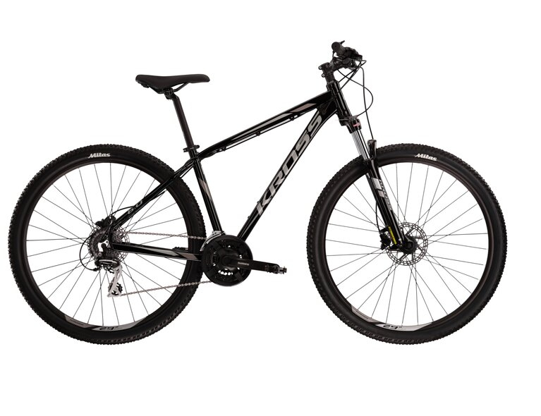 Bicicleta de munte pentru barbati Kross Hexagon 6.0M Negru/Gri 2022 biciclop.eu