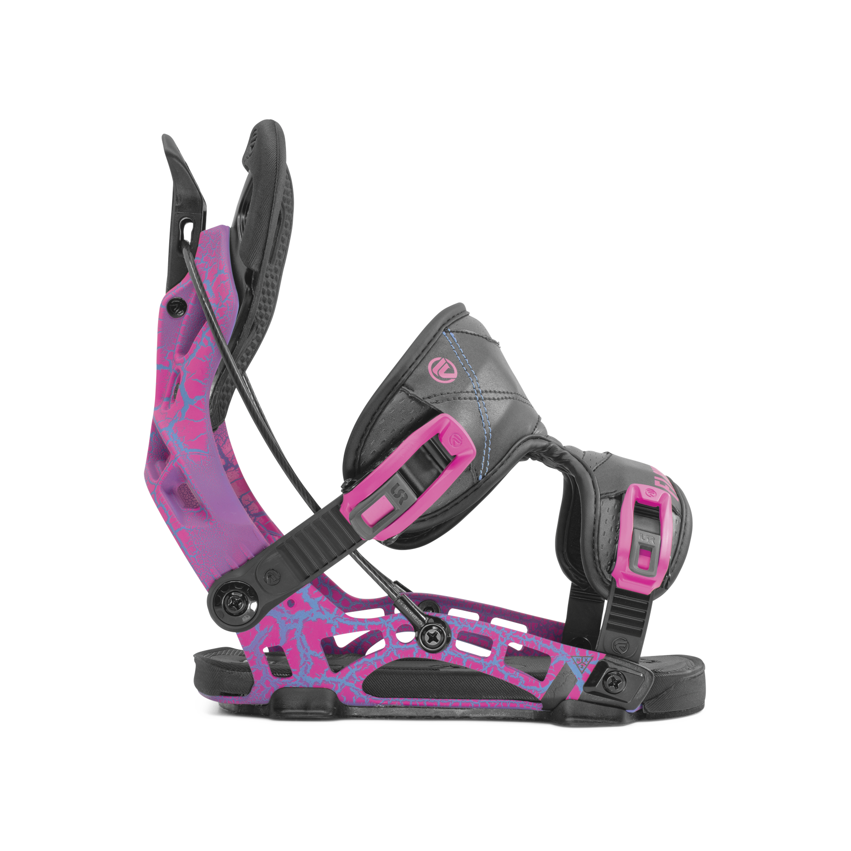 Legaturi snowboard Barbati Flow NX2 Magenta Negru/Mov 2020