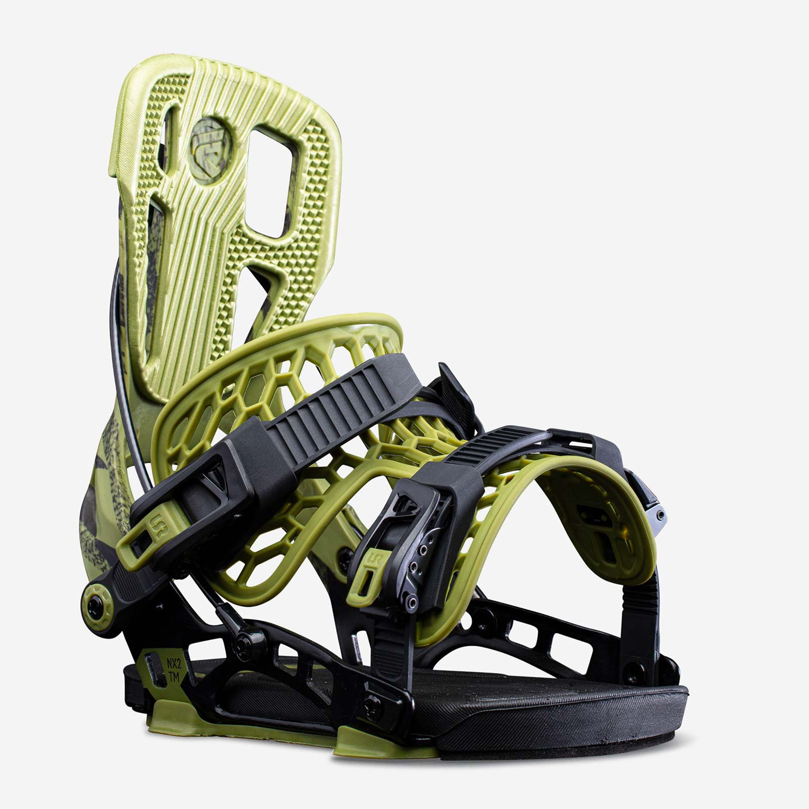 Legaturi Snowboard Barbati Flow NX2-TM Camoss Negru/Verde 21/22