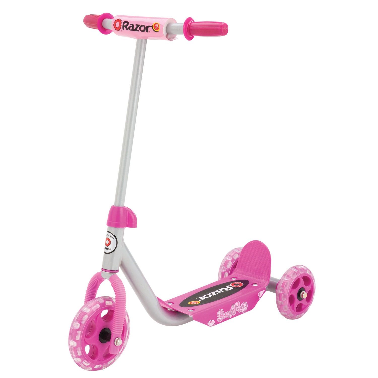 Trotineta pentru copii 3 ani: Razor Jnr. Lil Kick roz [Model de Test] biciclop.eu