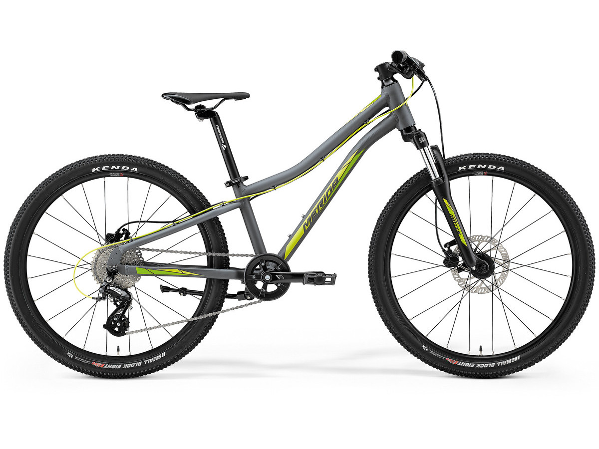 Bicicleta de munte pentru copii Merida Matts J.24 Gri(Verde/Galben) 2021