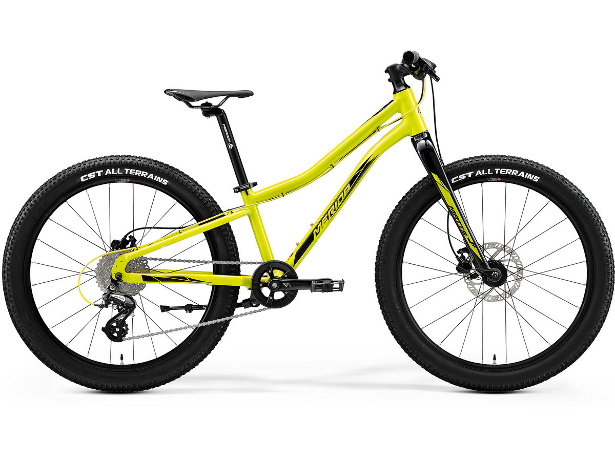 Bicicleta pentru copii Merida Matts J.24+ Galben/Negru 2021
