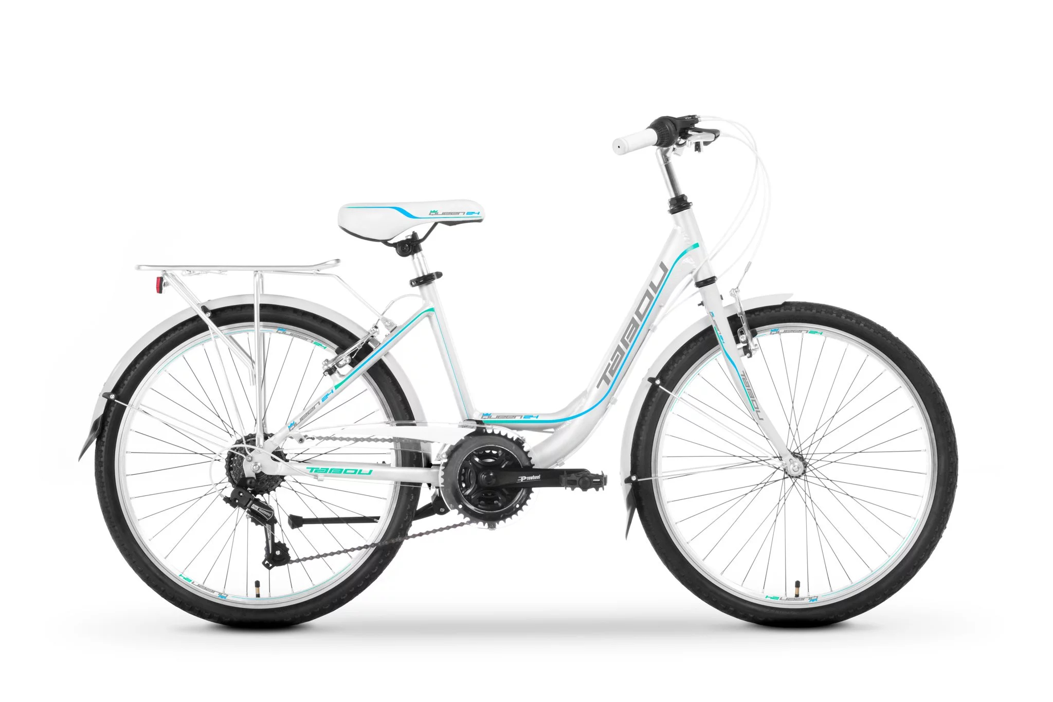 Bicicleta pentru fete Tabou Queen 24 AlbVerde Menta 2022 2022