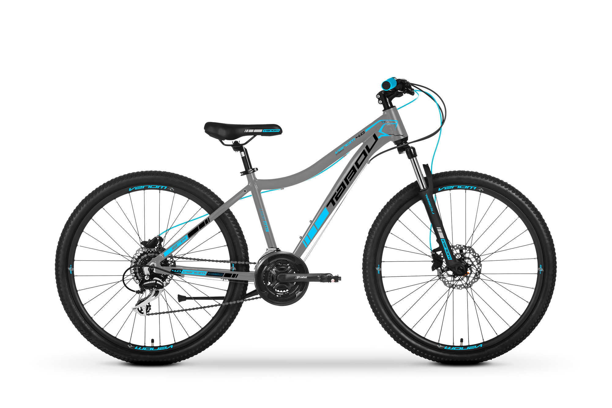 Bicicleta de munte pentru copii Tabou Venom 27.5 4.0 Argintiu/Bleu 2022