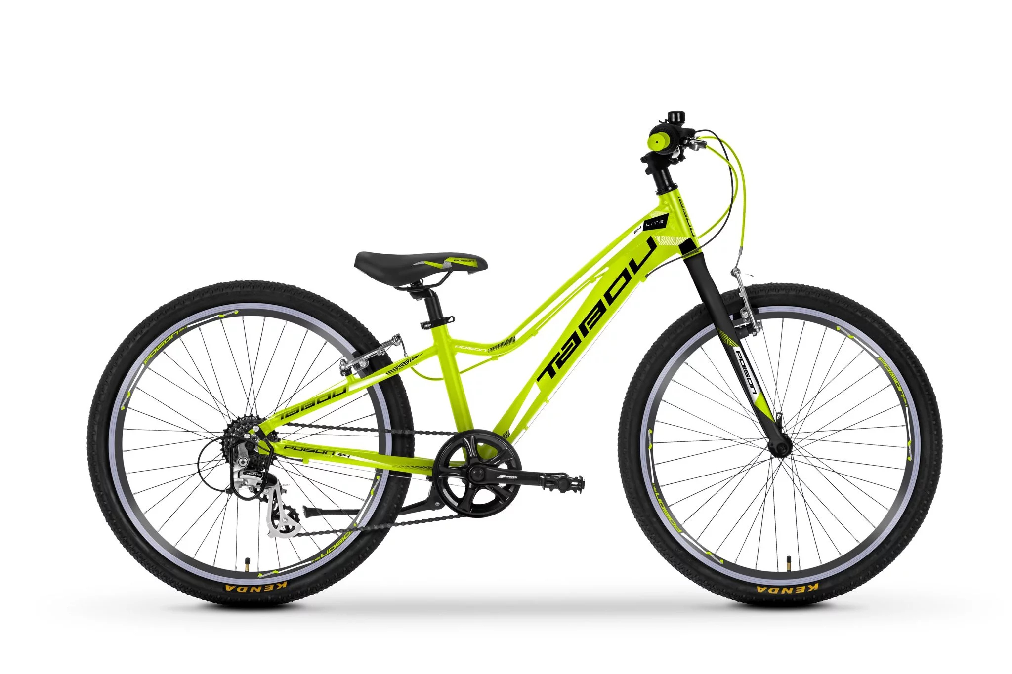 Bicicleta de munte pentru baieti Tabou Poison 24 LITE Lime/Negru 2023 biciclop.eu imagine noua