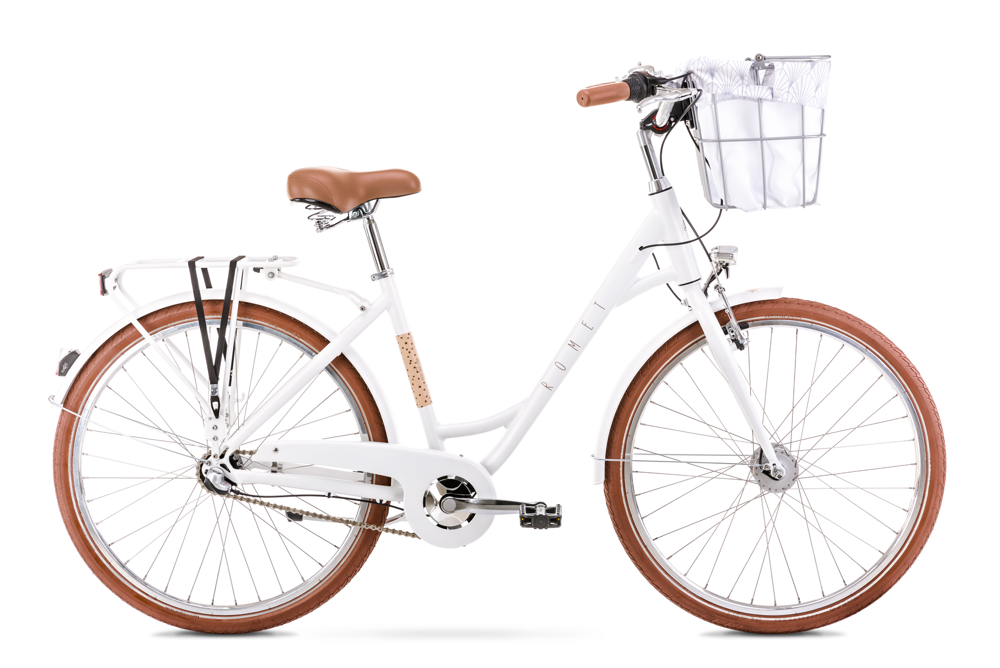 Bicicleta de oras pentru femei Romet Pop Art 26 Clasic Alb 2022 biciclop.eu imagine noua