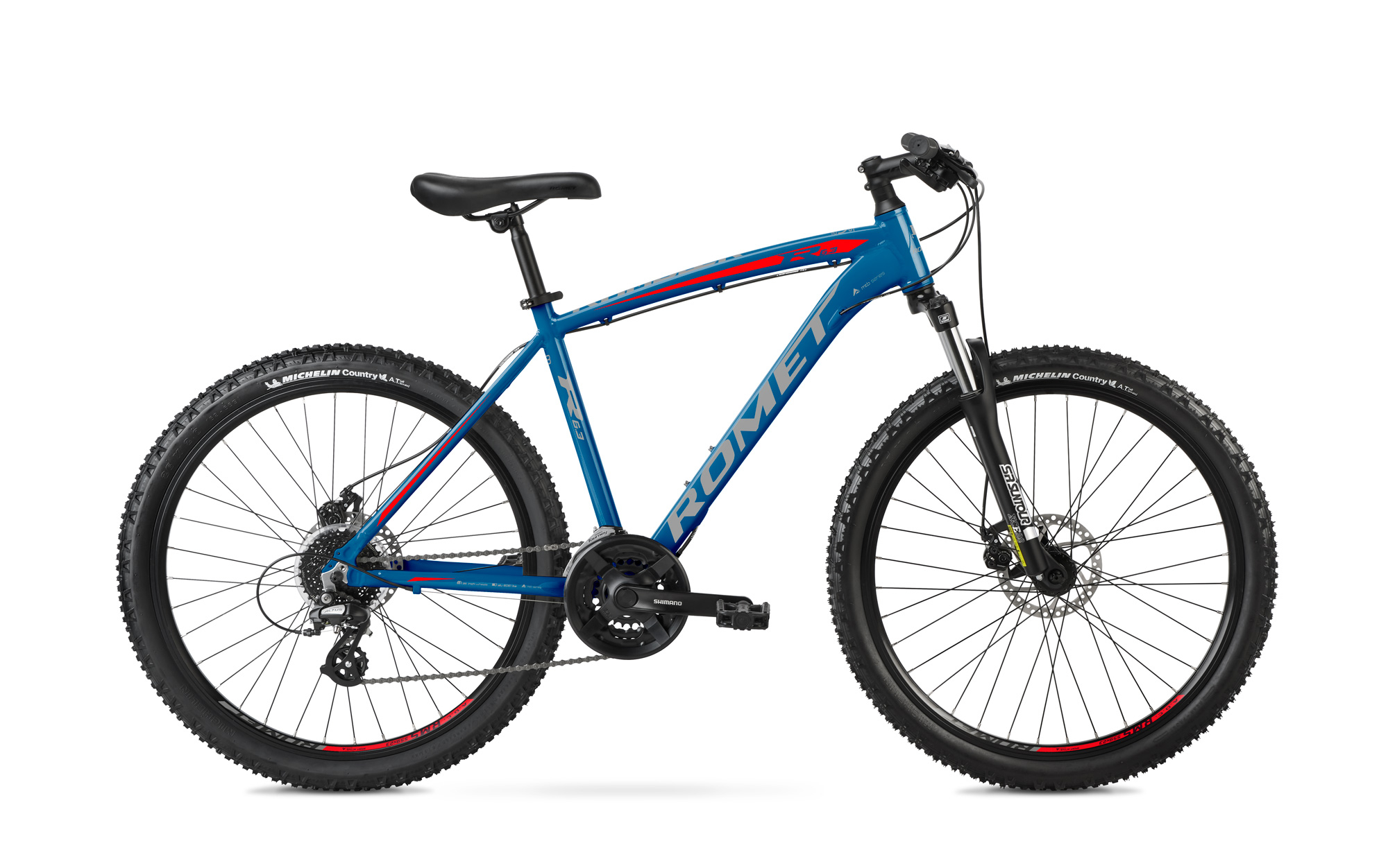 Bicicleta de munte pentru barbati Romet Rambler R6.3 Albastru/Rosu 2022 biciclop.eu imagine noua