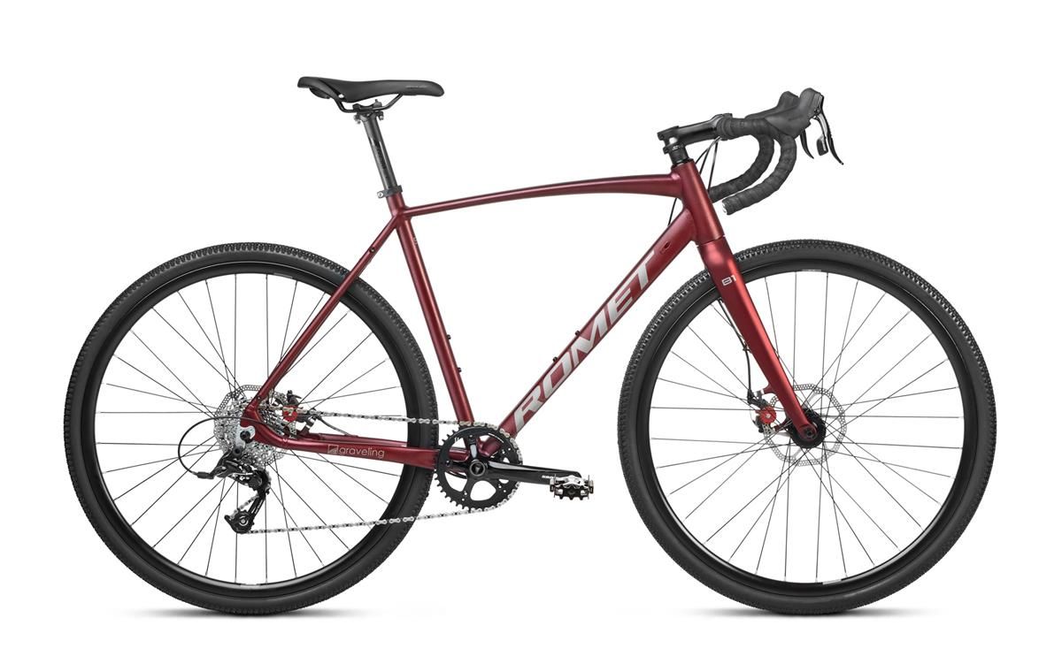 Bicicleta gravel unisex Romet Boreas 1 Lite Visiniu/Grafit 2023 biciclop.eu imagine noua